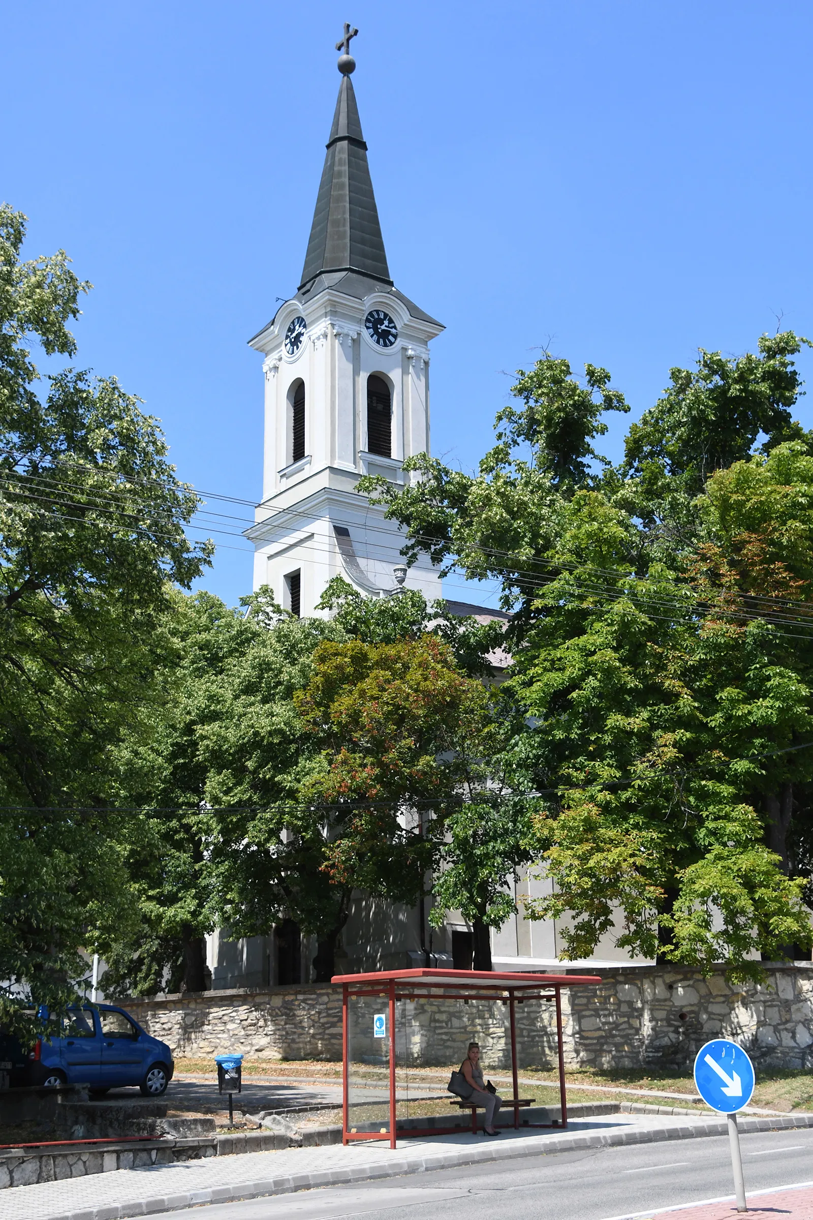 Photo showing: Roman Catholic church in Pusztavám, Hungary