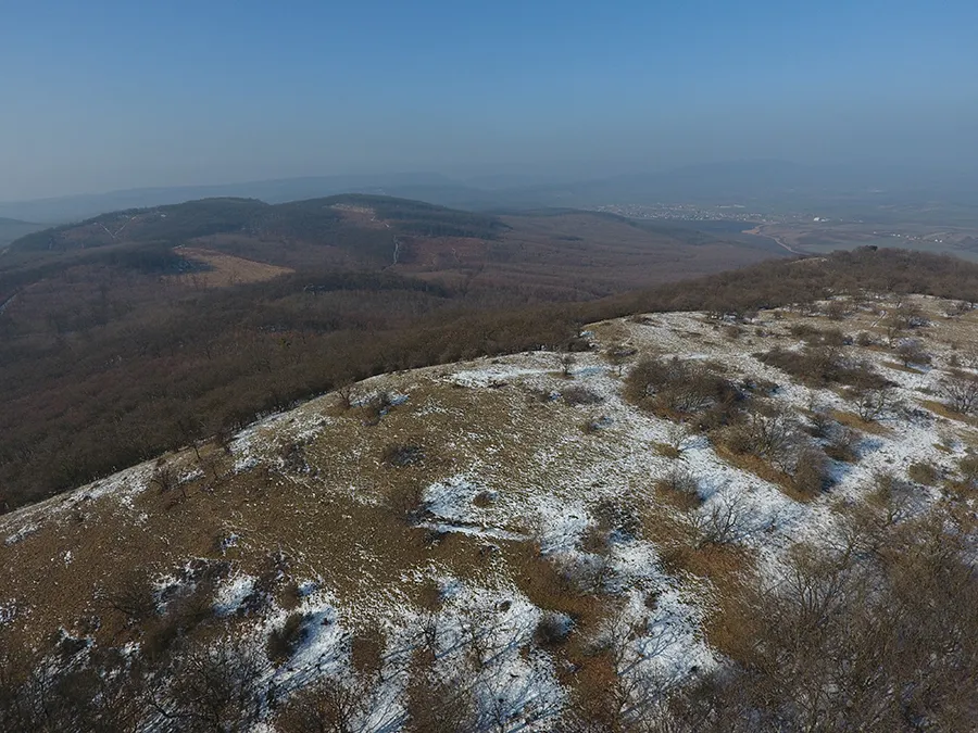 Photo showing: Tarján, Somlyó-hegy - légi felvétel