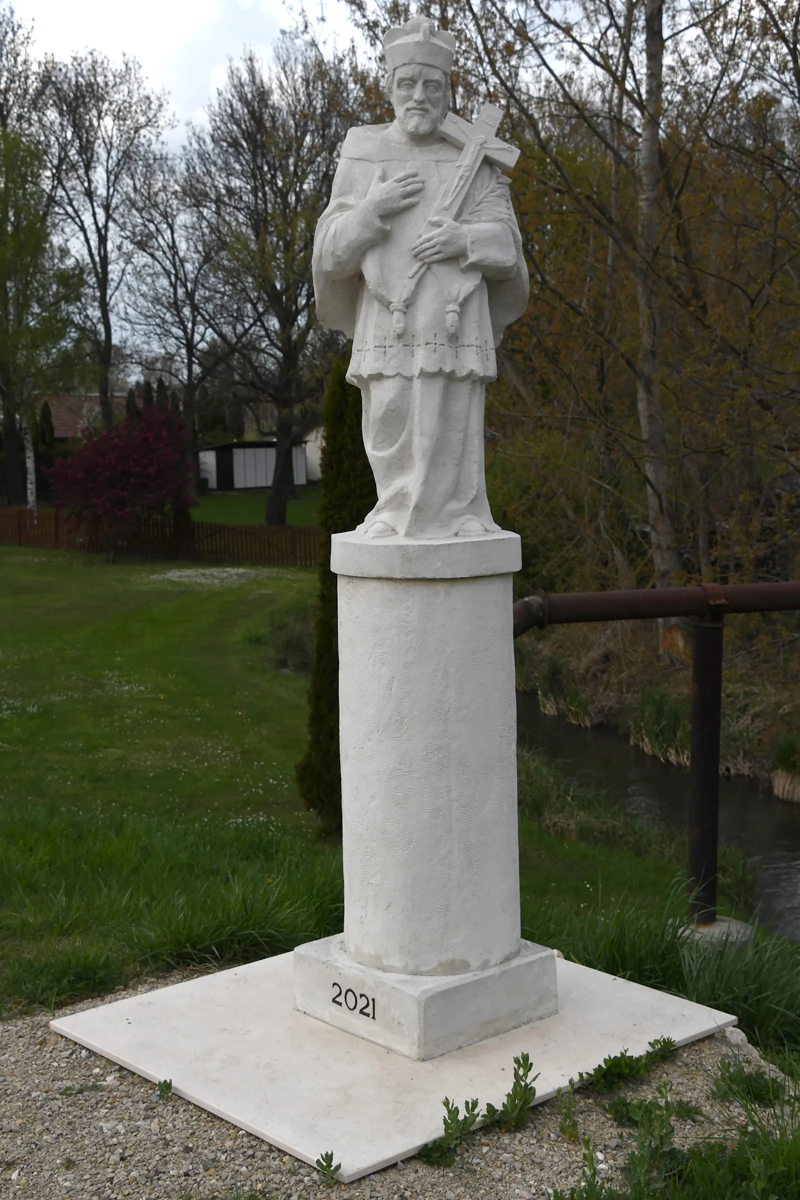 Photo showing: Statue of Saint John of Nepomuk in Ásványráró, Hungary