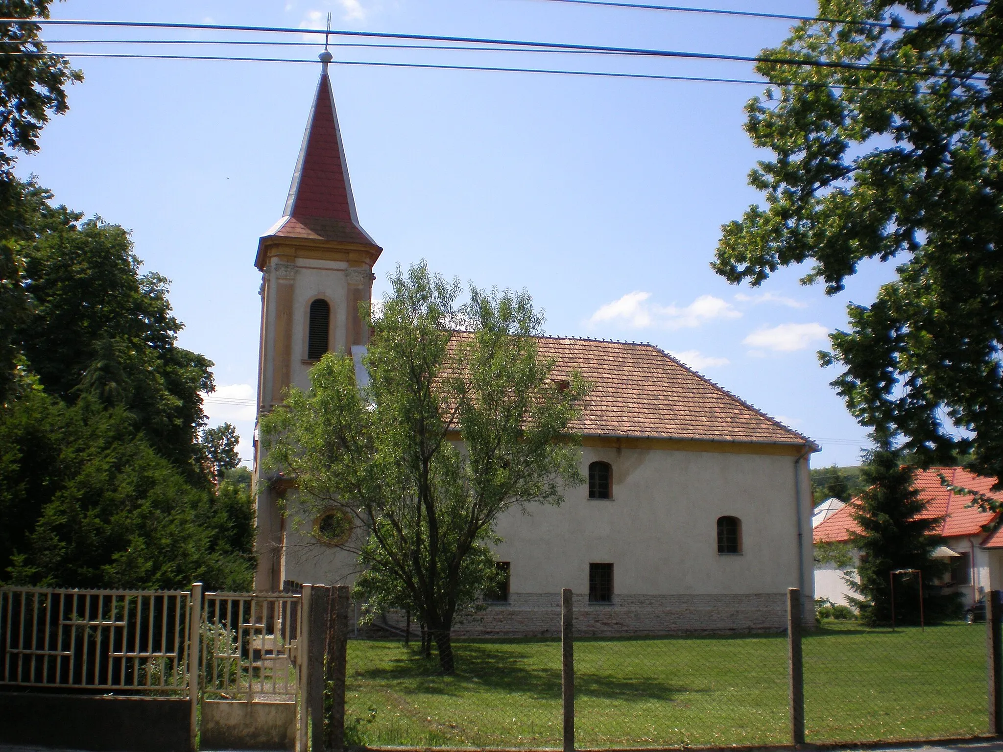 Photo showing: Nagybaráti evangélikus templom (Győrújbarát)