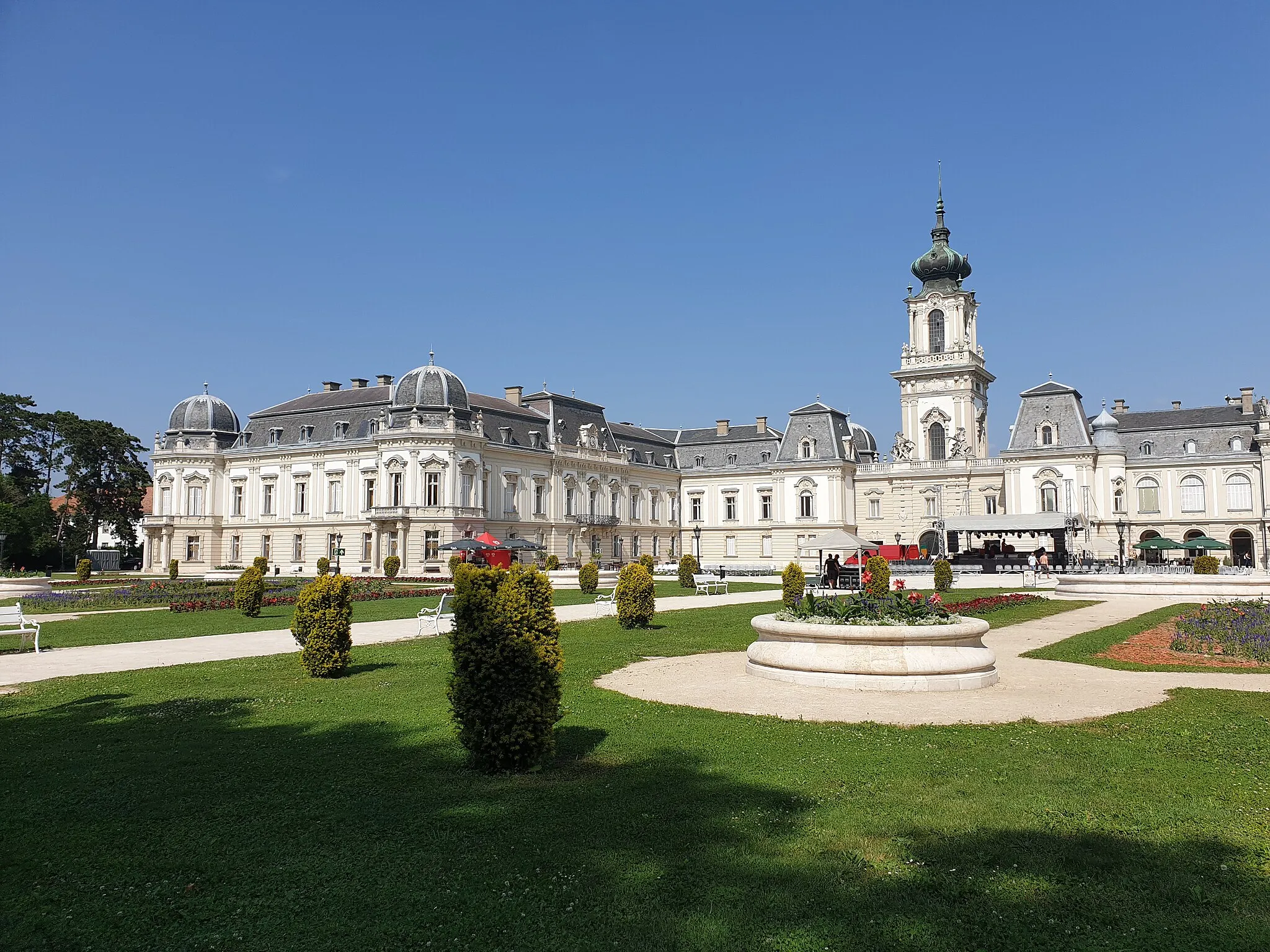 Photo showing: The Festetics Palace in Keszthely, Hungary.