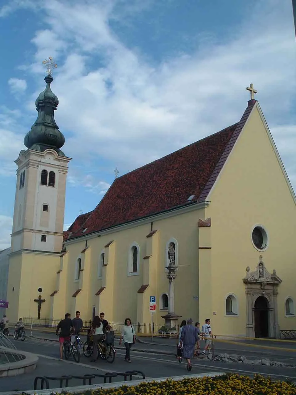 Photo showing: The Franciscan Church in Szombathely. Árpád-házi Szent Erzsébet ferences templom