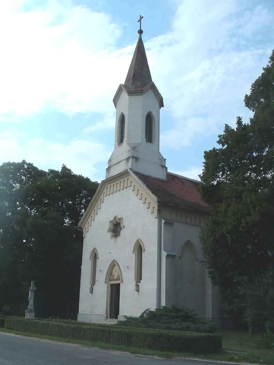 Photo showing: The church of Táplánfa, Táplánszentkereszt, Hungary.