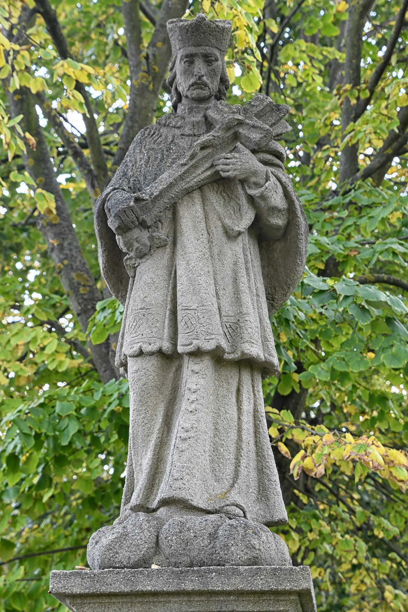 Photo showing: Statue of John of Nepomuk (Úri)