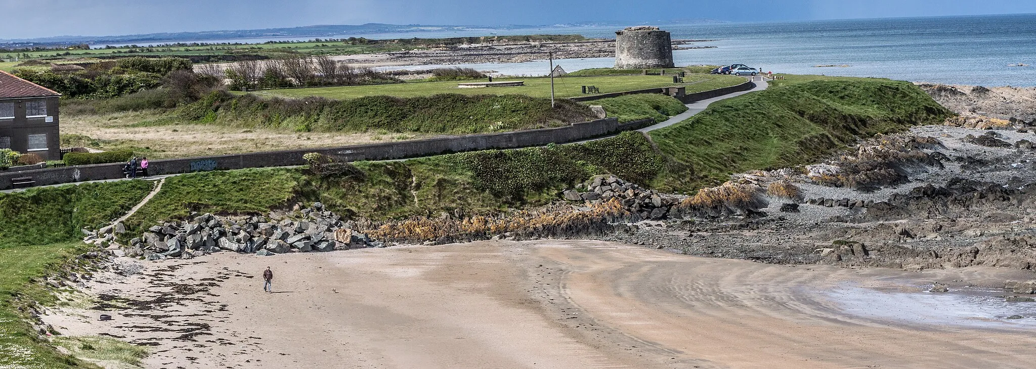 Photo showing: View Of Balbriggan Martello Tower (Seen From The Railway Station)