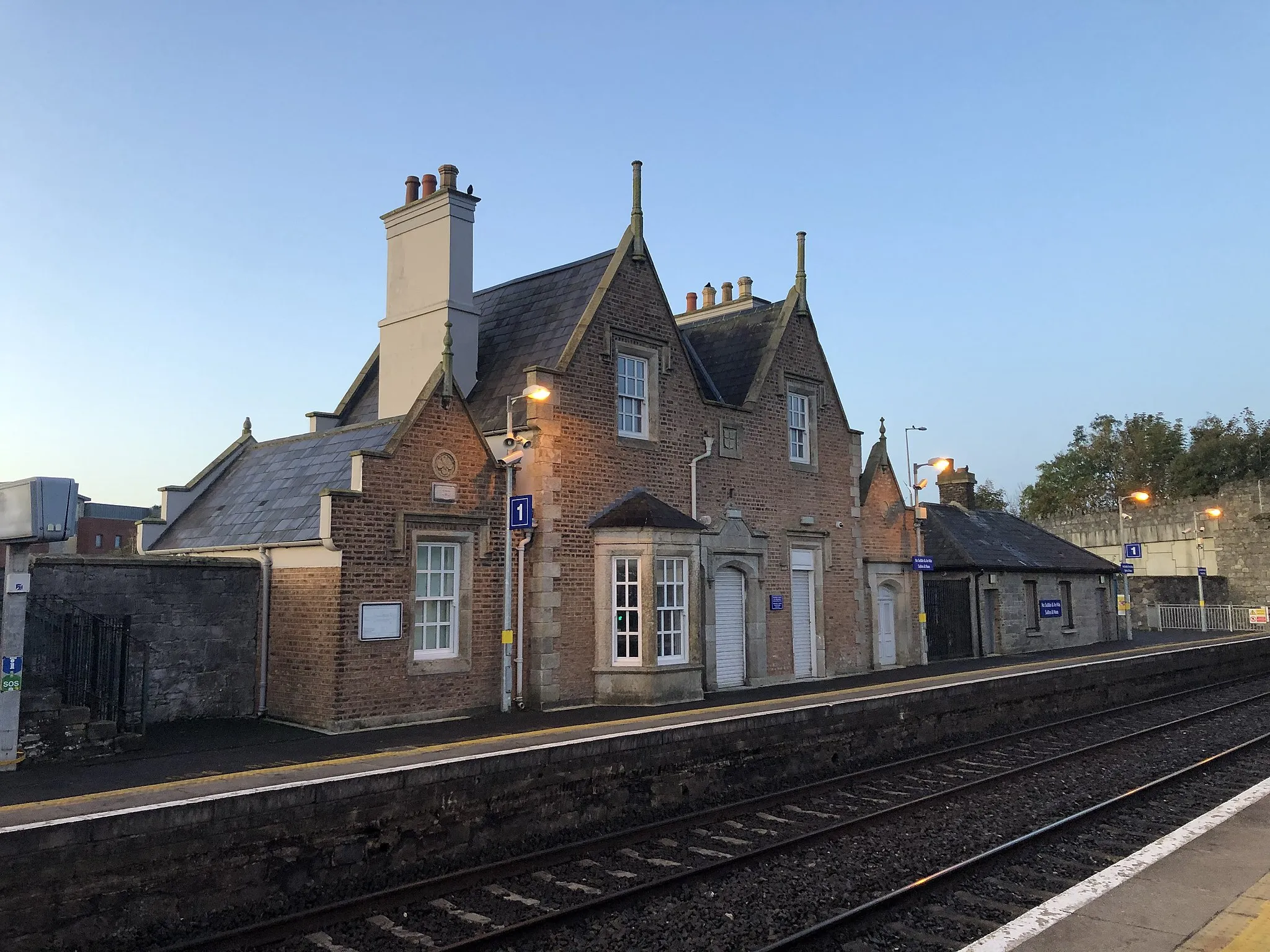 Photo showing: The old train station at Sallins, Co Kildare in October 2019.