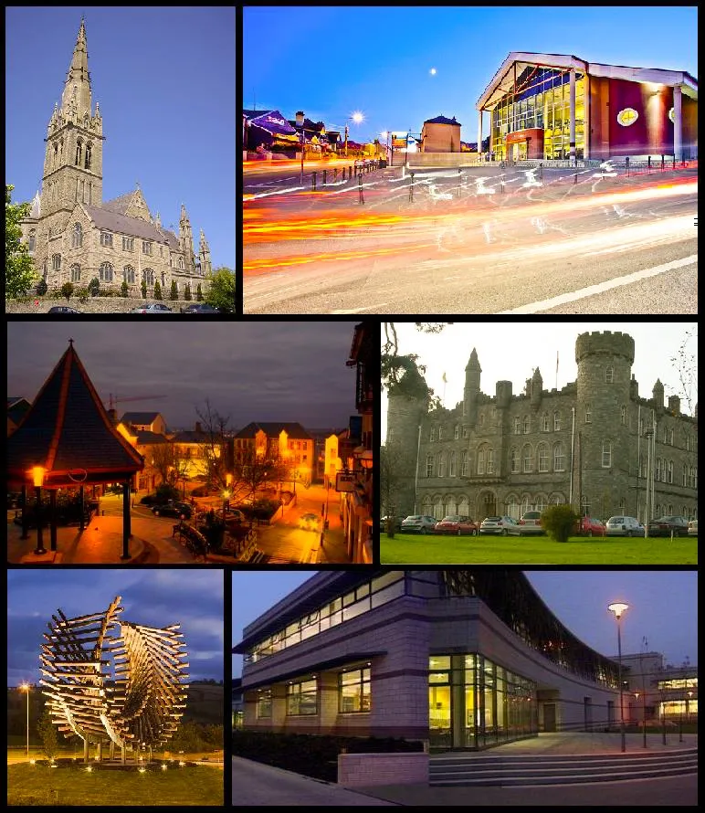 Photo showing: This is a montage of images of Letterkenny. All the images included are Creative Commons. All rights and recognition goes to their respective owners.