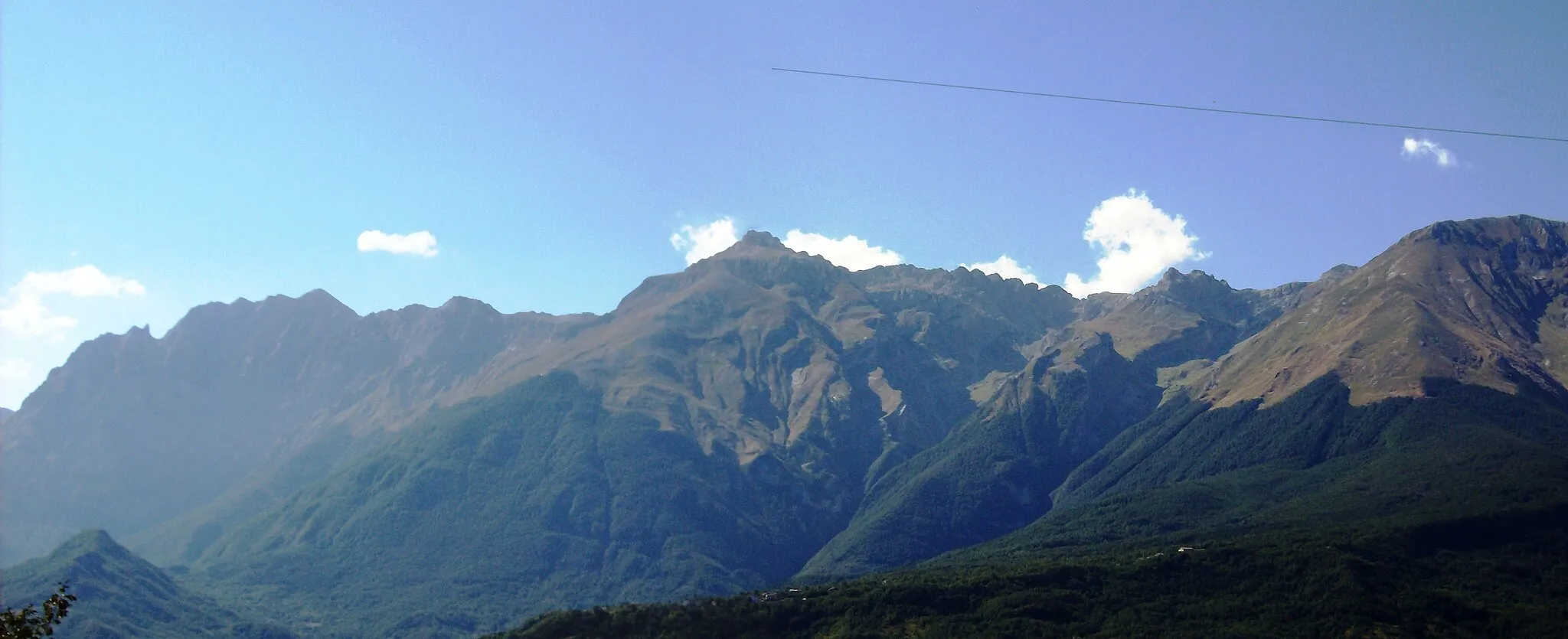 Photo showing: La catena vista da Forca di valle