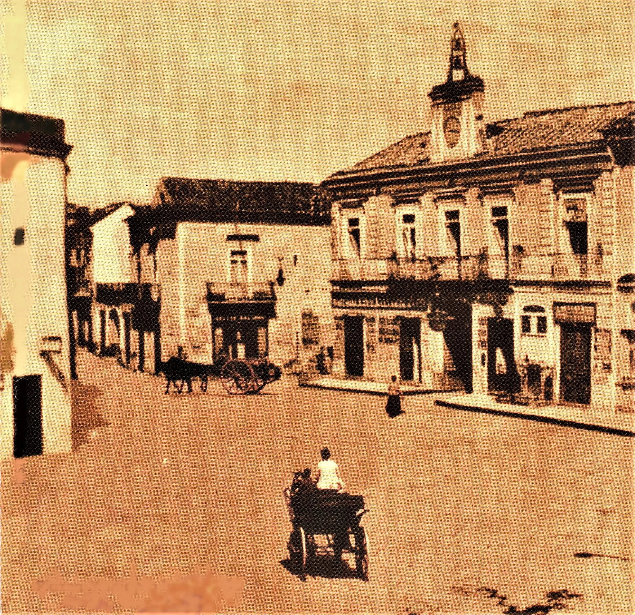 Photo showing: Mugnano di Napoli Italy Piazza Municipio 1936