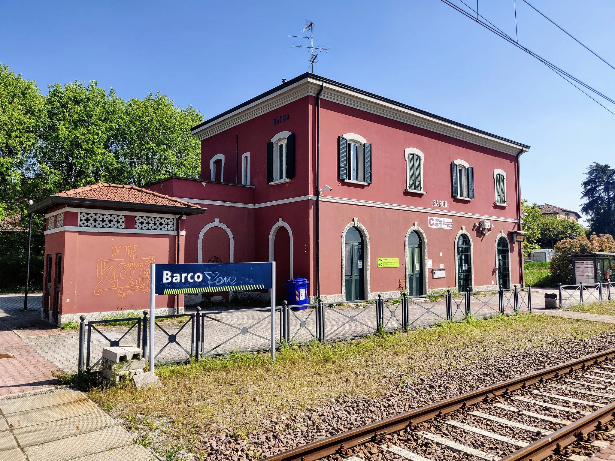 Photo showing: La stazione ferroviaria di Barco