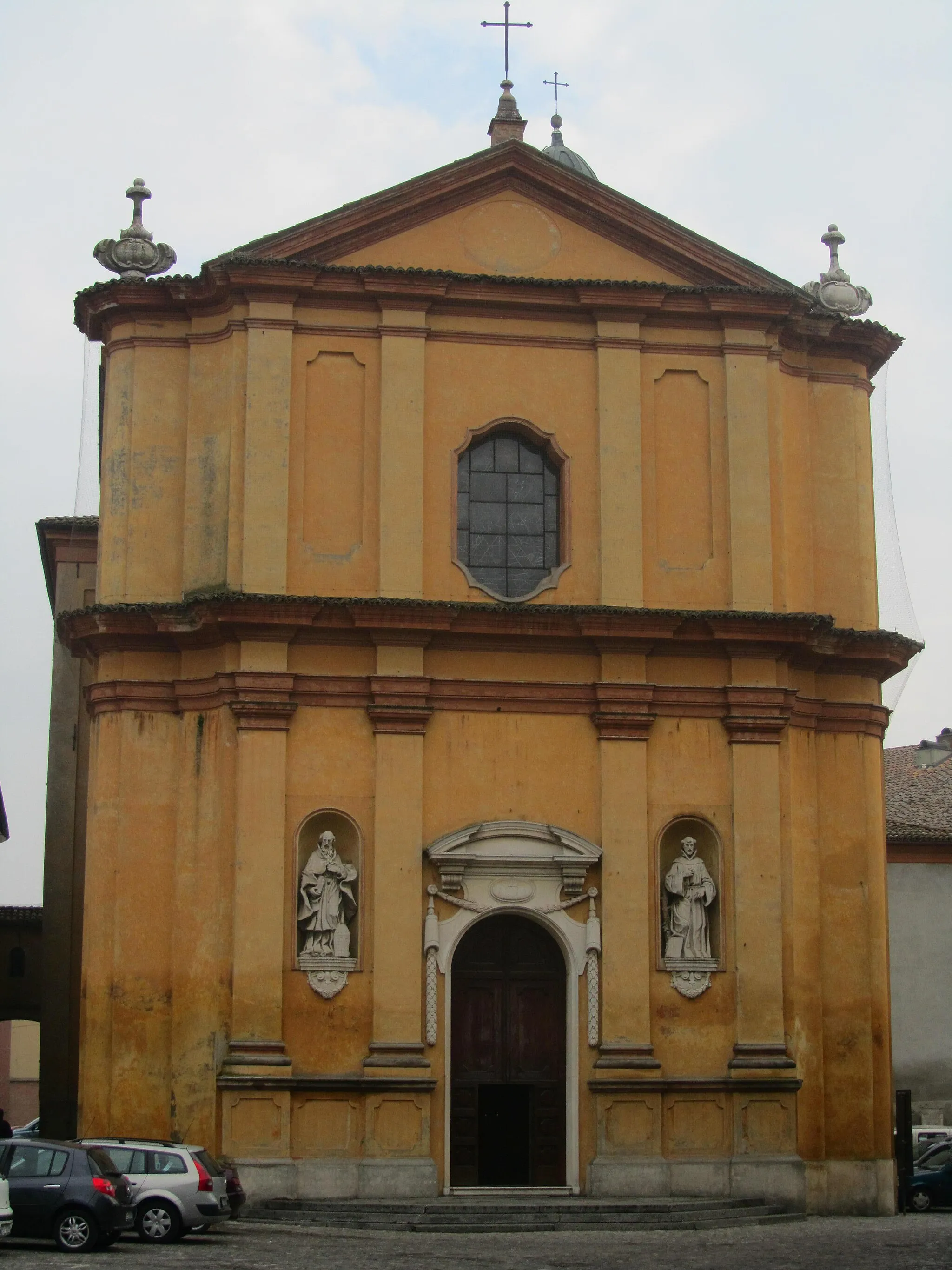 Photo showing: La chiesa di Sant'Andrea a Castelnovo di Sotto, provincia di Reggio Emilia.