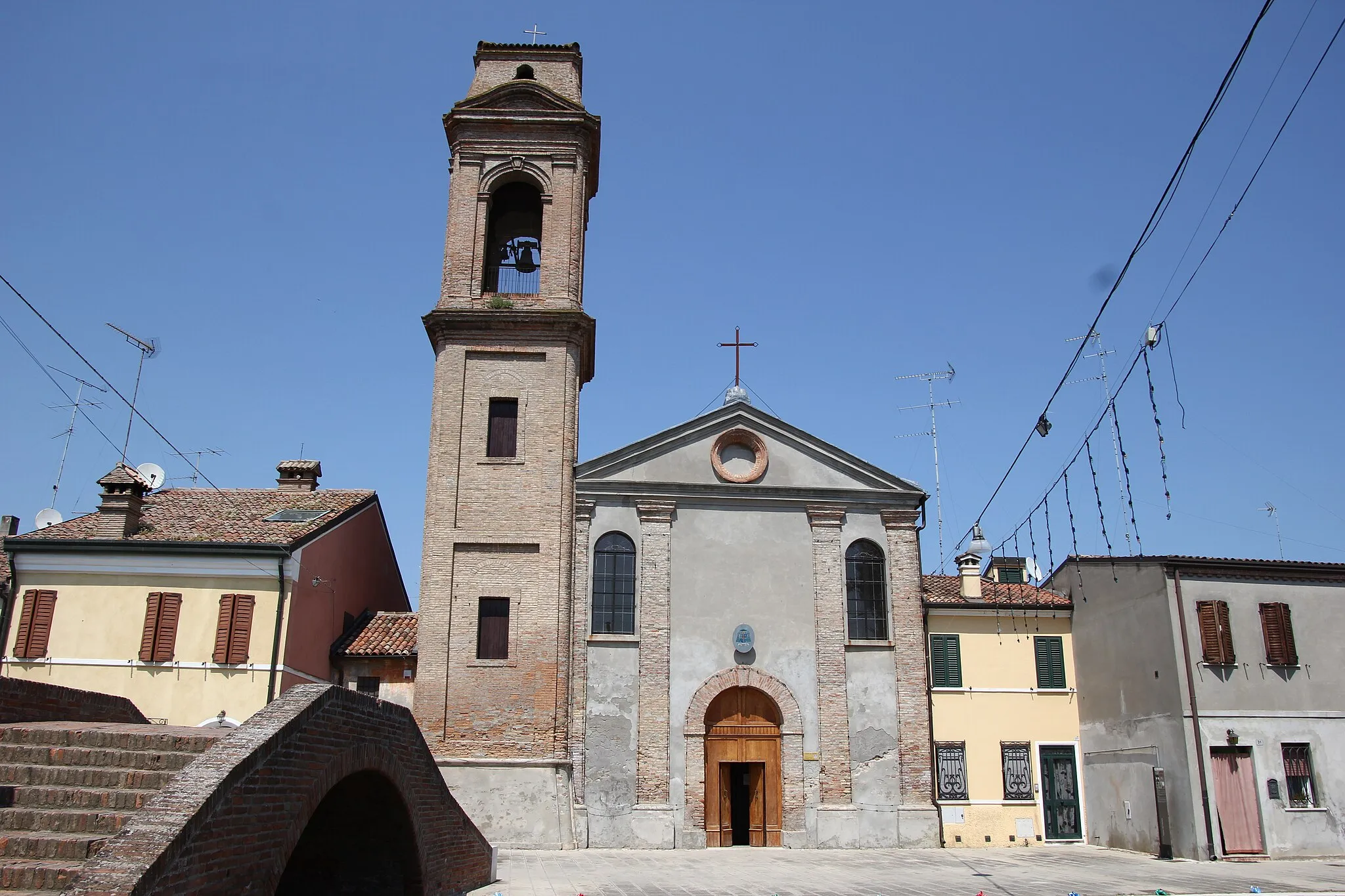 Photo showing: Comacchio, chiesa del Carmine