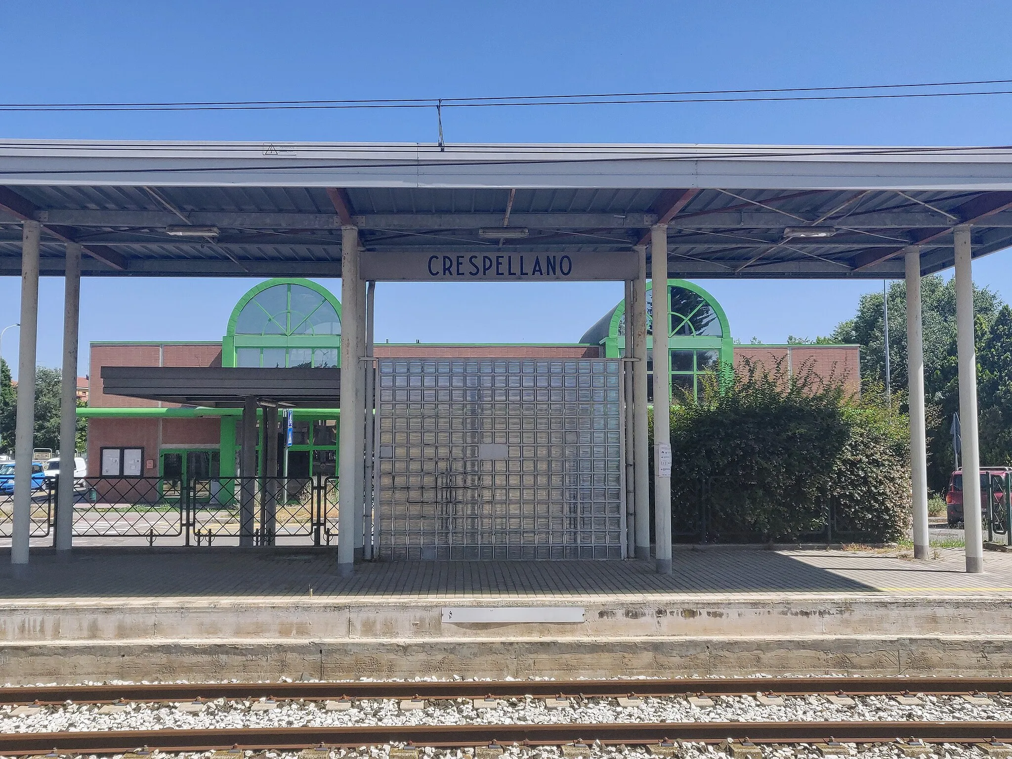 Photo showing: La stazione ferroviaria di Crespellano, in comune di Valsamoggia, nella città metropolitana di Bologna