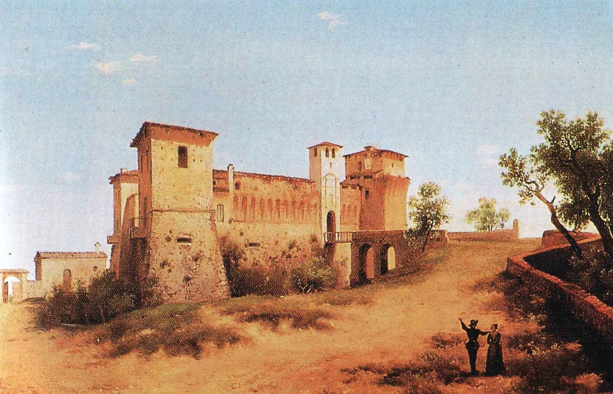 Photo showing: The 'Felino Castle', near Parma, Italy (1849), by Alberto Pasini