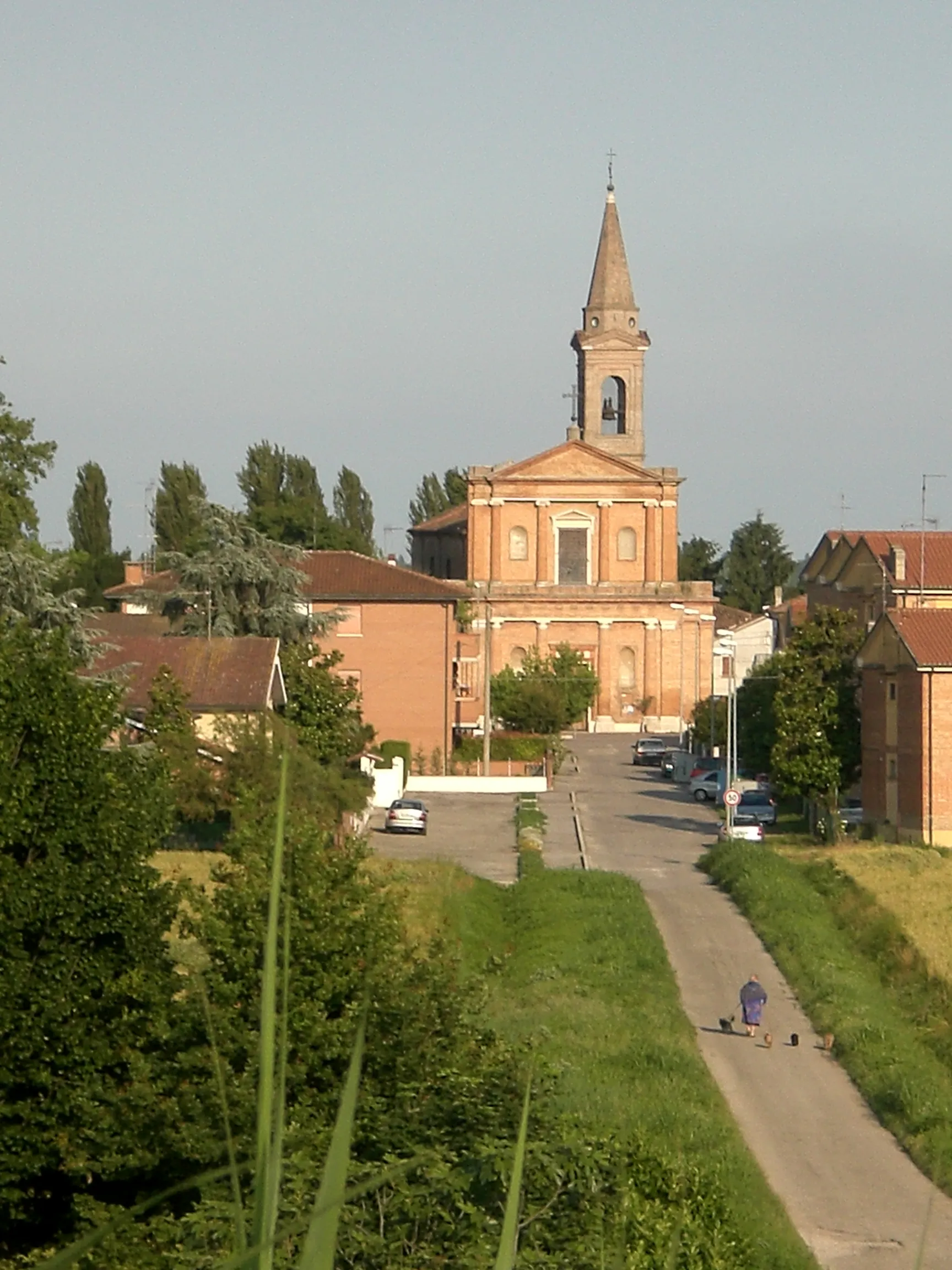 Photo showing: Francolino, frazione di Ferrara: la chiesa parrocchiale di San Marco Evangelista.