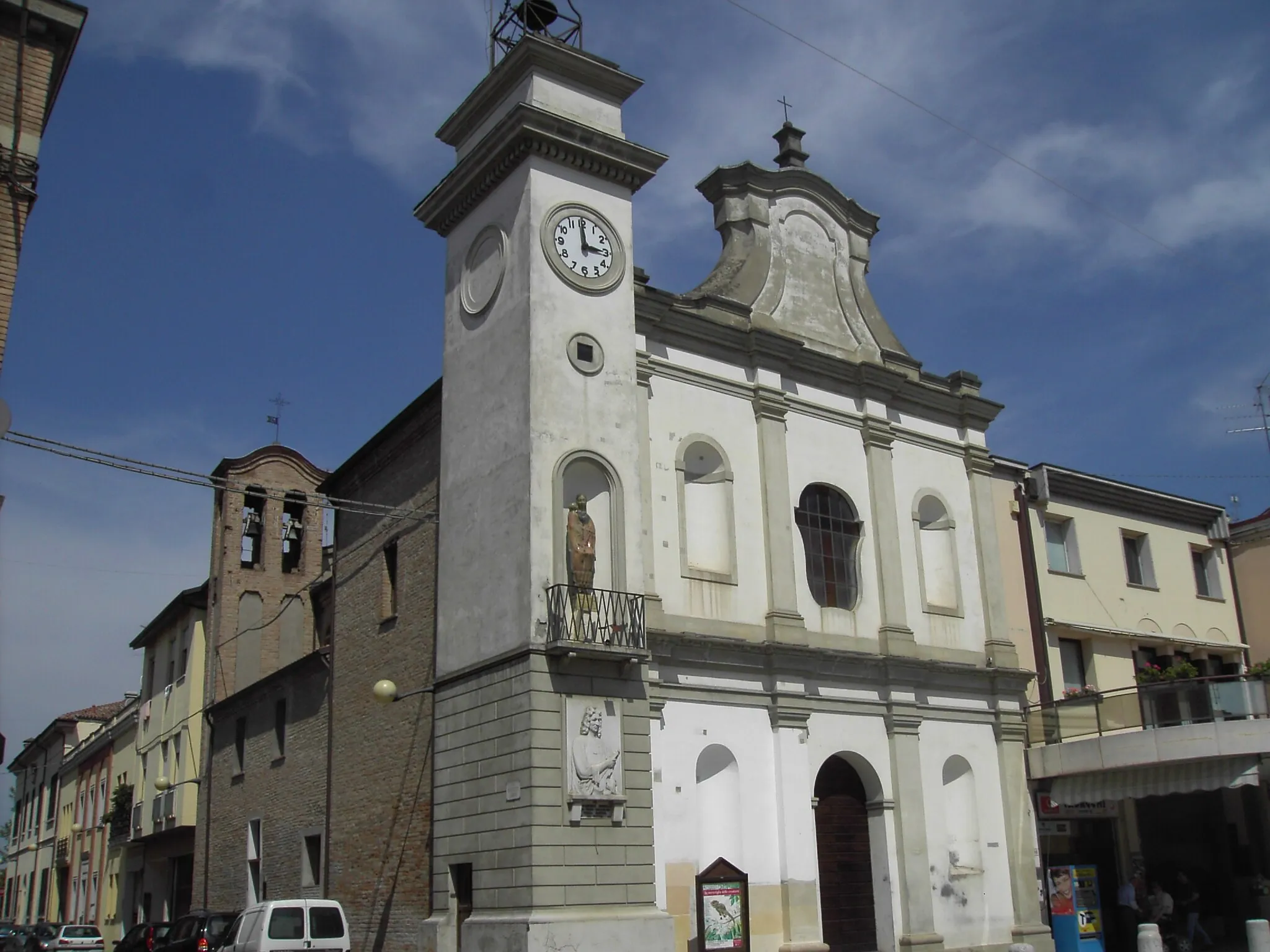 Photo showing: Fusignano, la chiesa del Suffragio