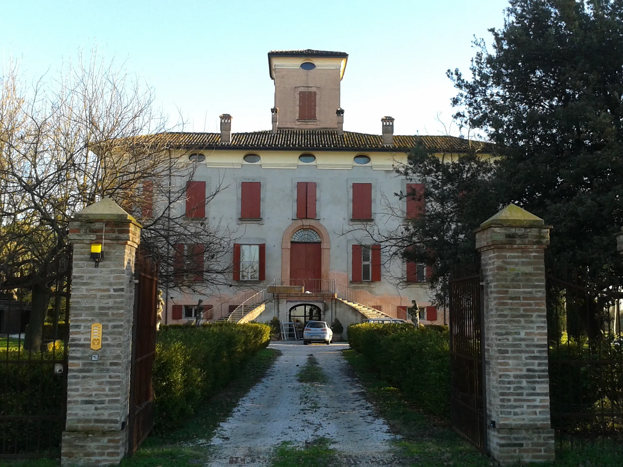 Photo showing: Villa Malvezzi-Lupari nella località Malvezza