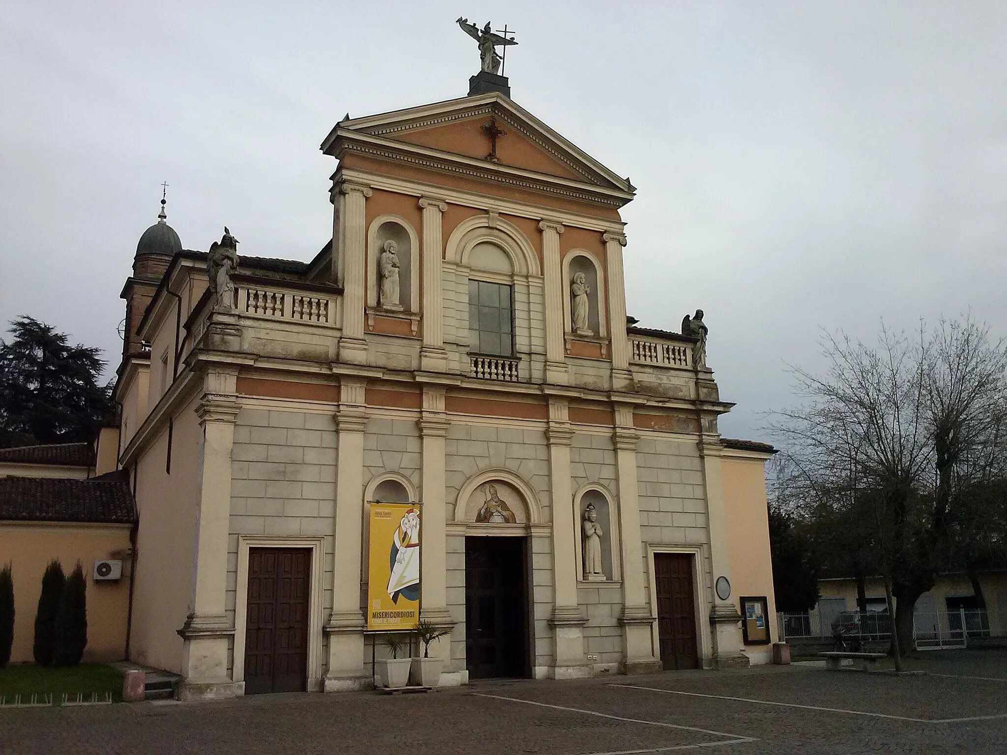 Photo showing: Church of S.Nicholas, located in San Nicolò a Trebbia, municipality of Rottofreno (Piacenza, Italy)