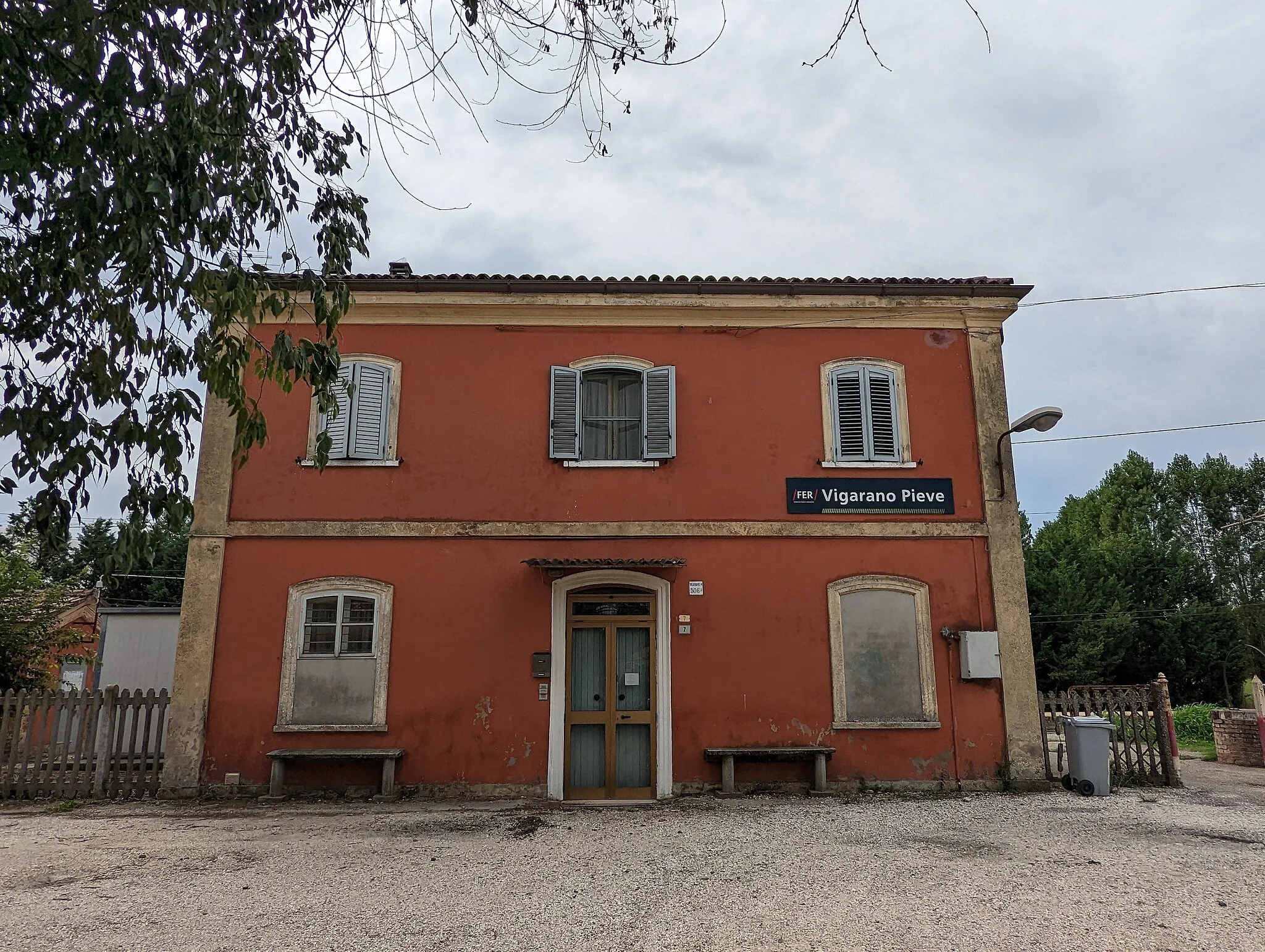 Photo showing: La stazione ferroviaria di Vigarano Pieve