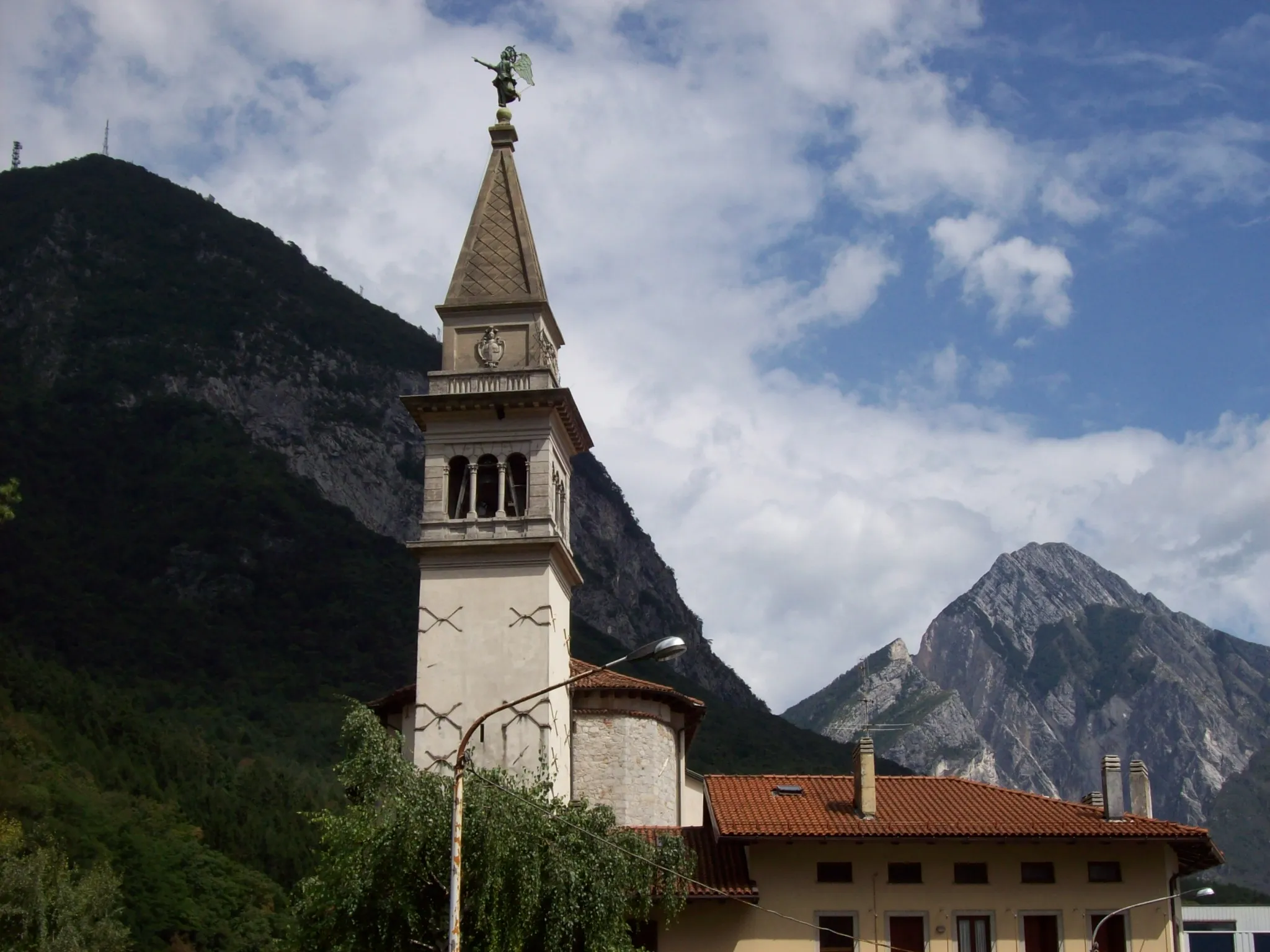 Photo showing: Tolmezzo (UD), particolare del campanile del Duomo di San Martino