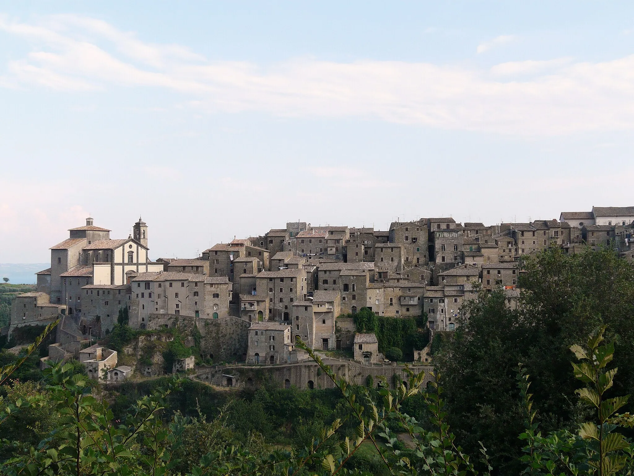 Photo showing: Panorama di Grotte di Castro, Lazio, Italia