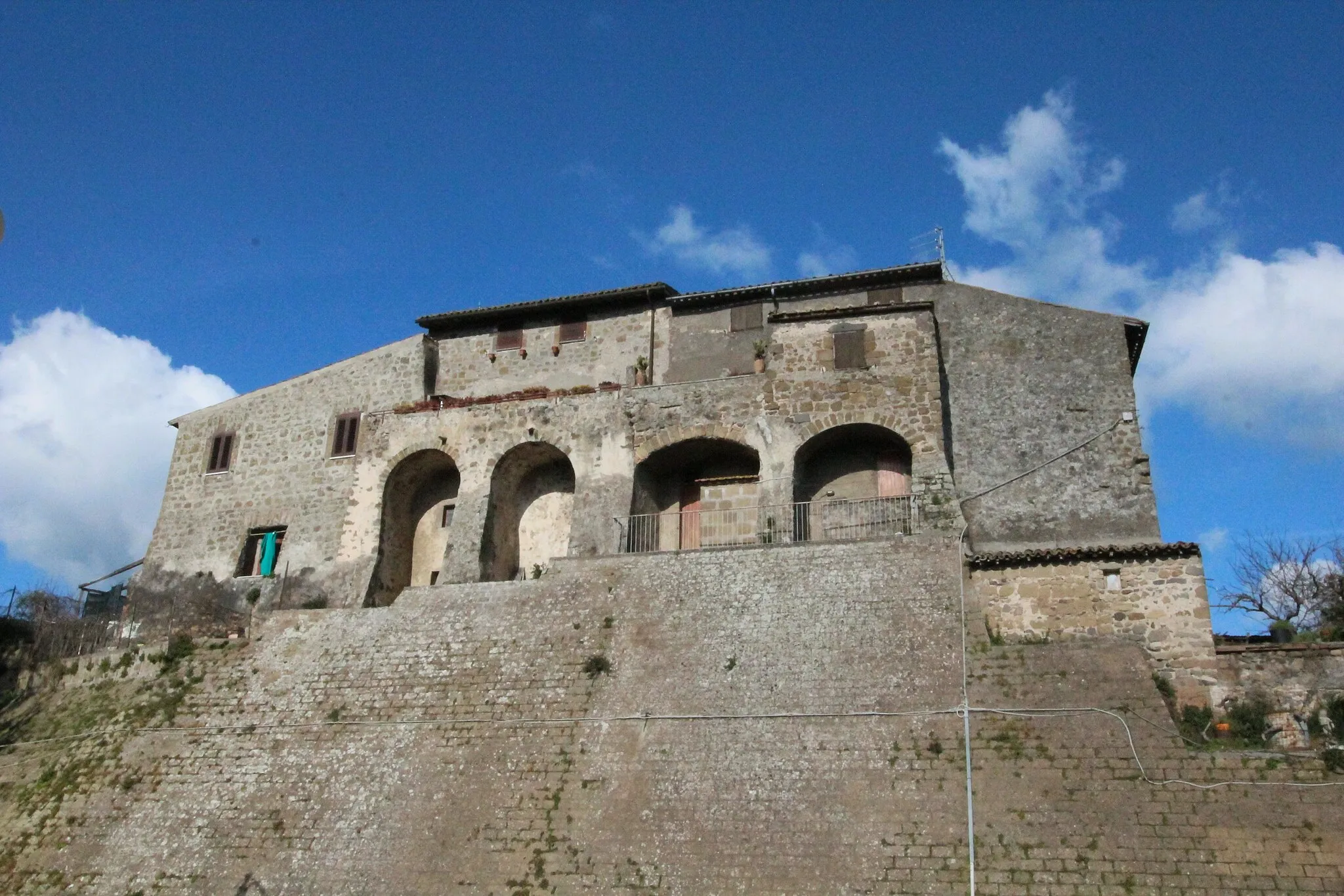 Photo showing: Castle Ruin Rocca di Marta, Lazio, Italy