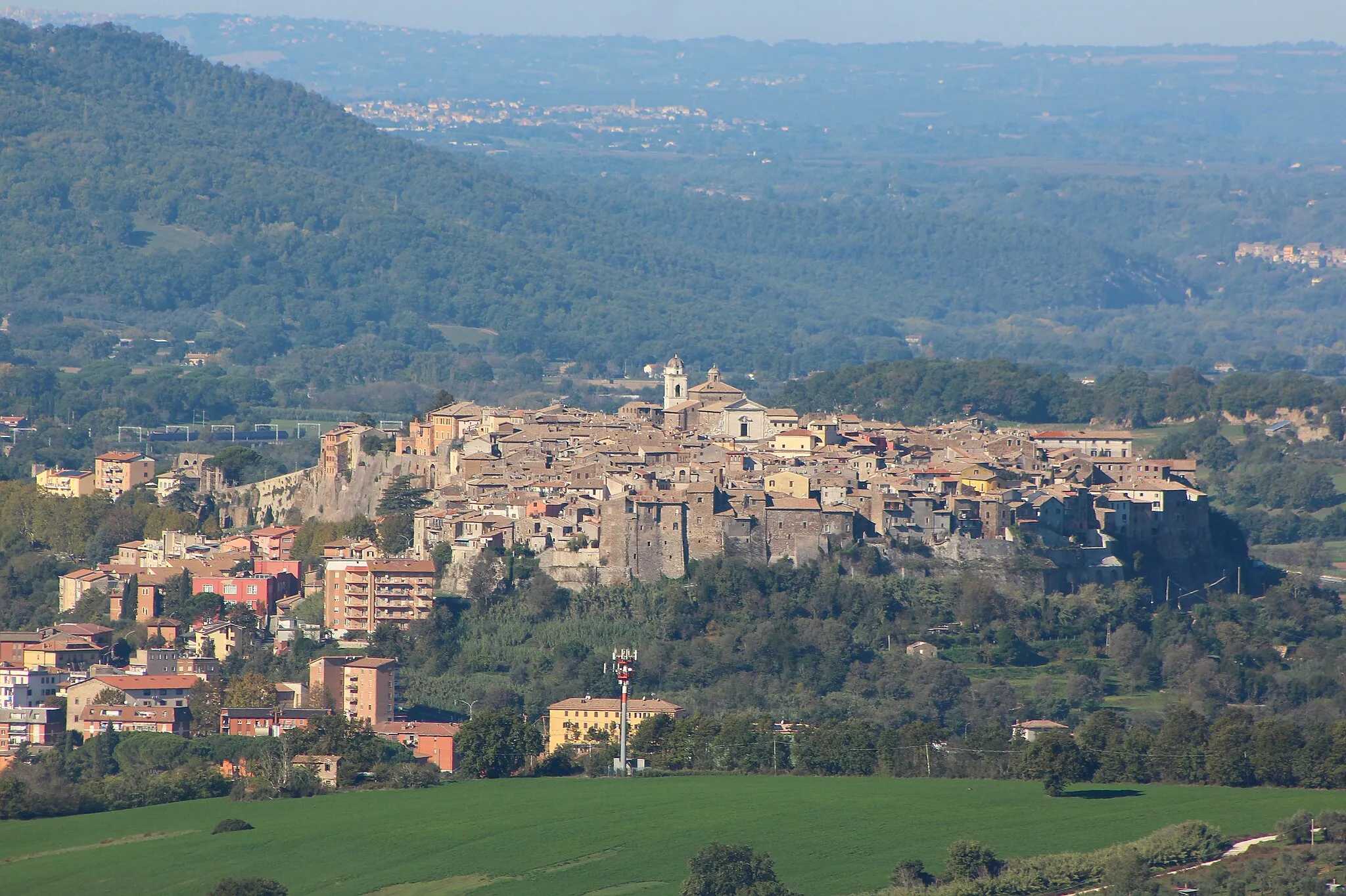 Photo showing: Panorama of Orte, Province of Viterbo, Lazio, Italy
