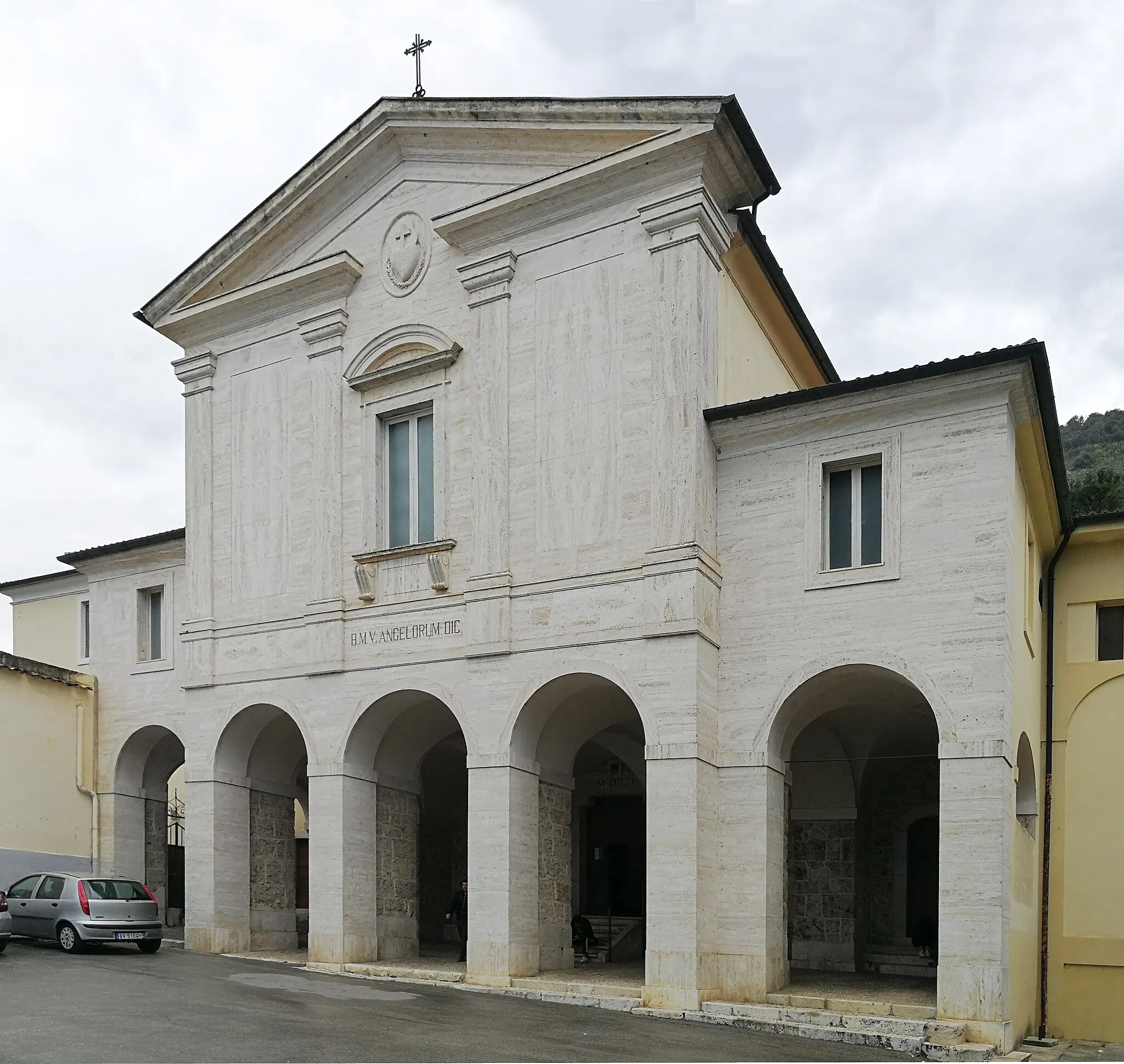 Photo showing: Facciata principale - Chiesa di Santa Maria degli Angeli a Sora (Fr)