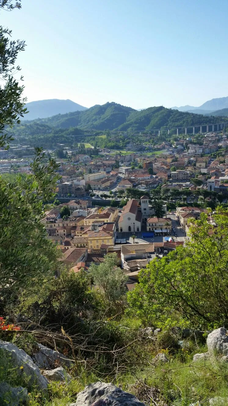 Photo showing: Panorama di Sora dall'altura della Madonna delle Grazie