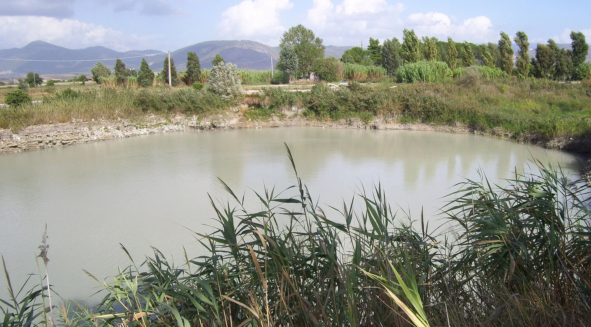 Photo showing: Lago della Regina a Bagni di Tivoli.