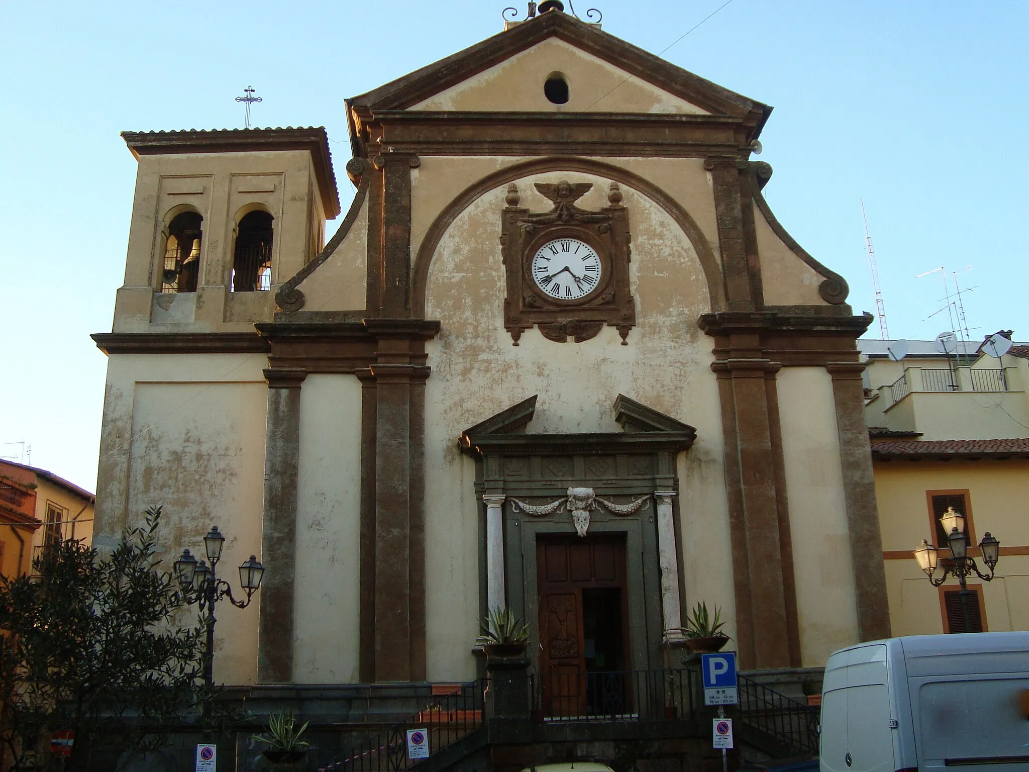 Photo showing: The Church San Lorenzo at Piazza Guglielmo Marconi in Zagarolo
