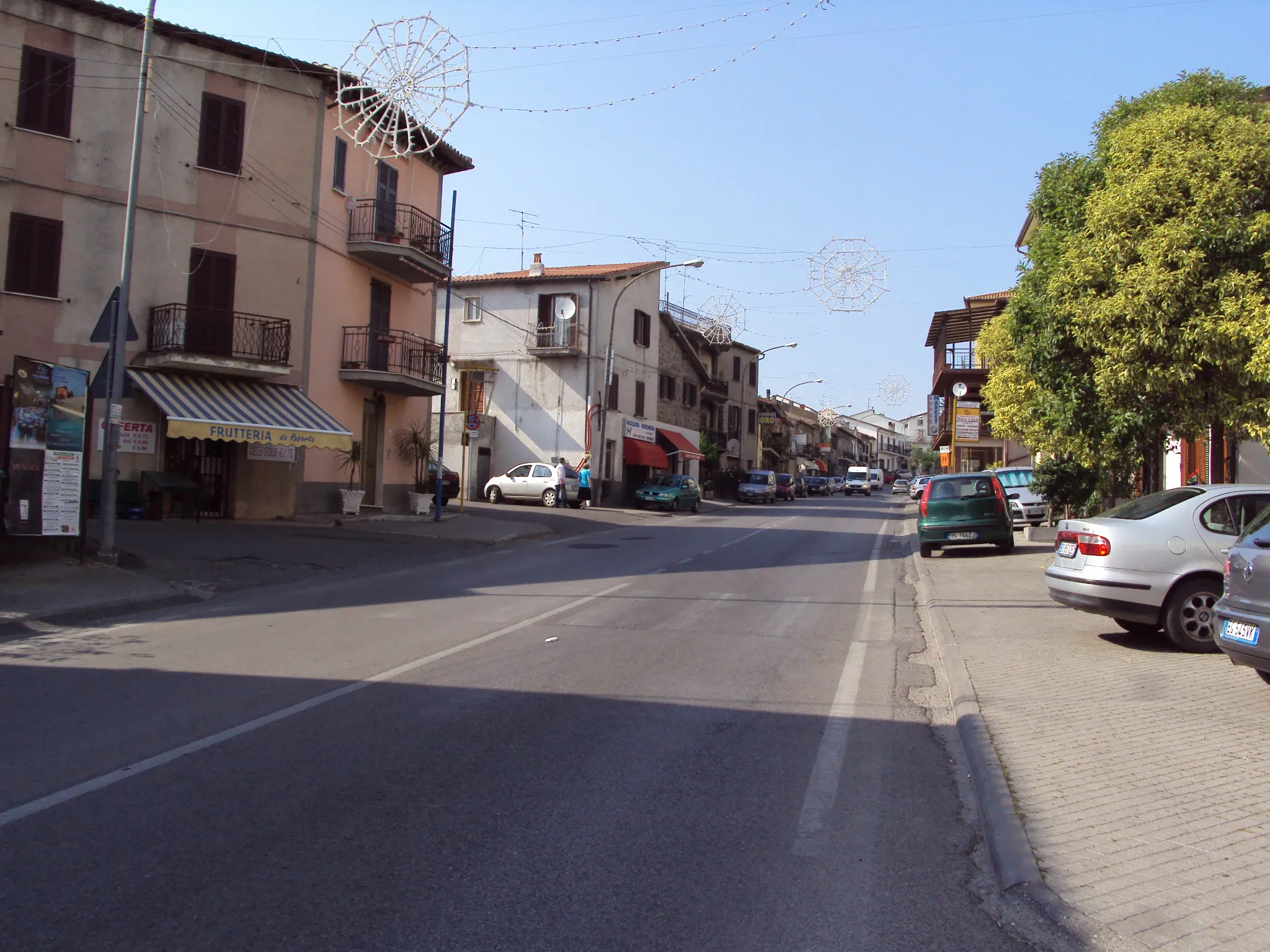 Photo showing: La via Cassia a Zepponami, frazione di Montefiascone.
