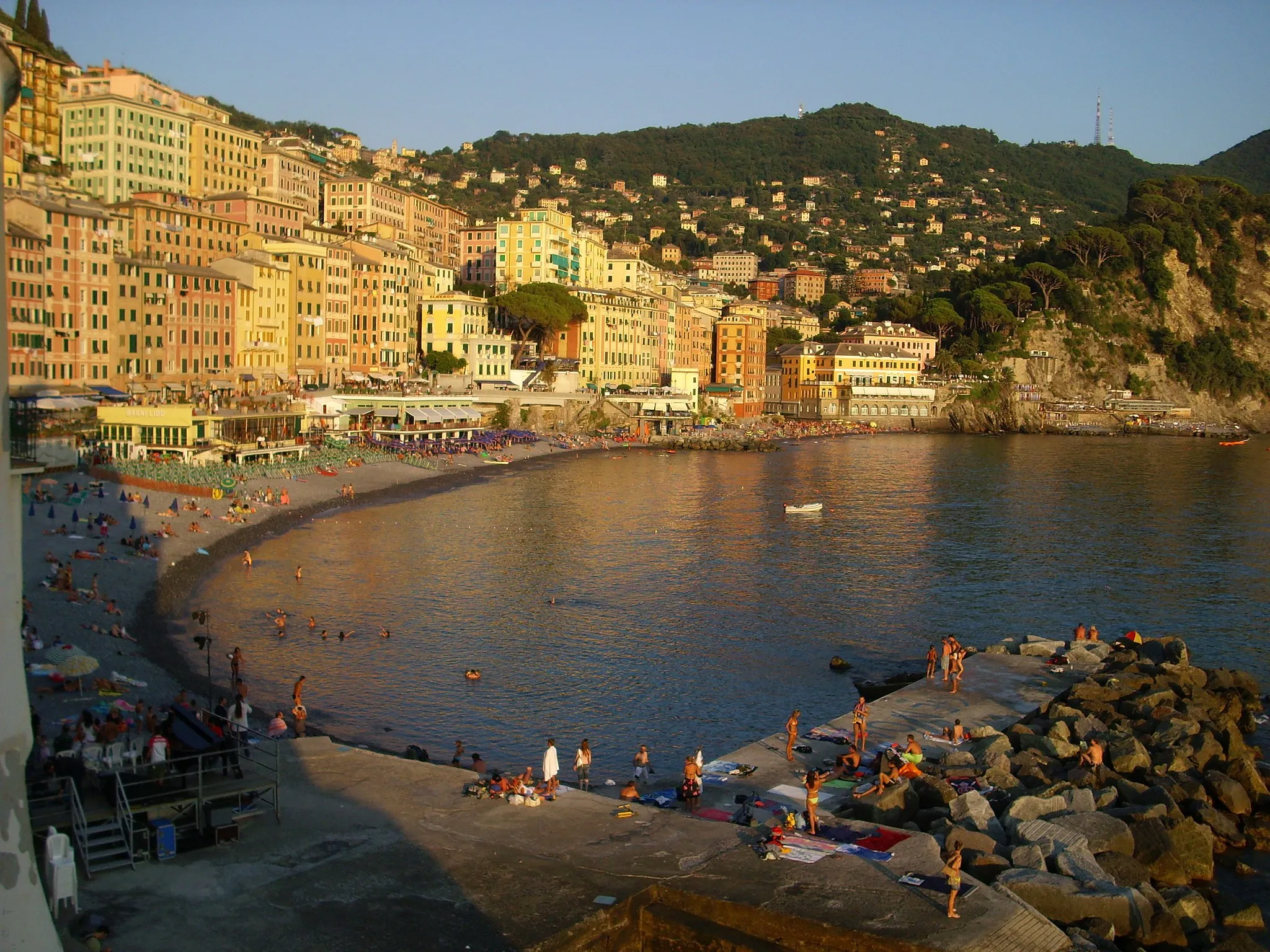 Photo showing: Spiaggia di Camogli