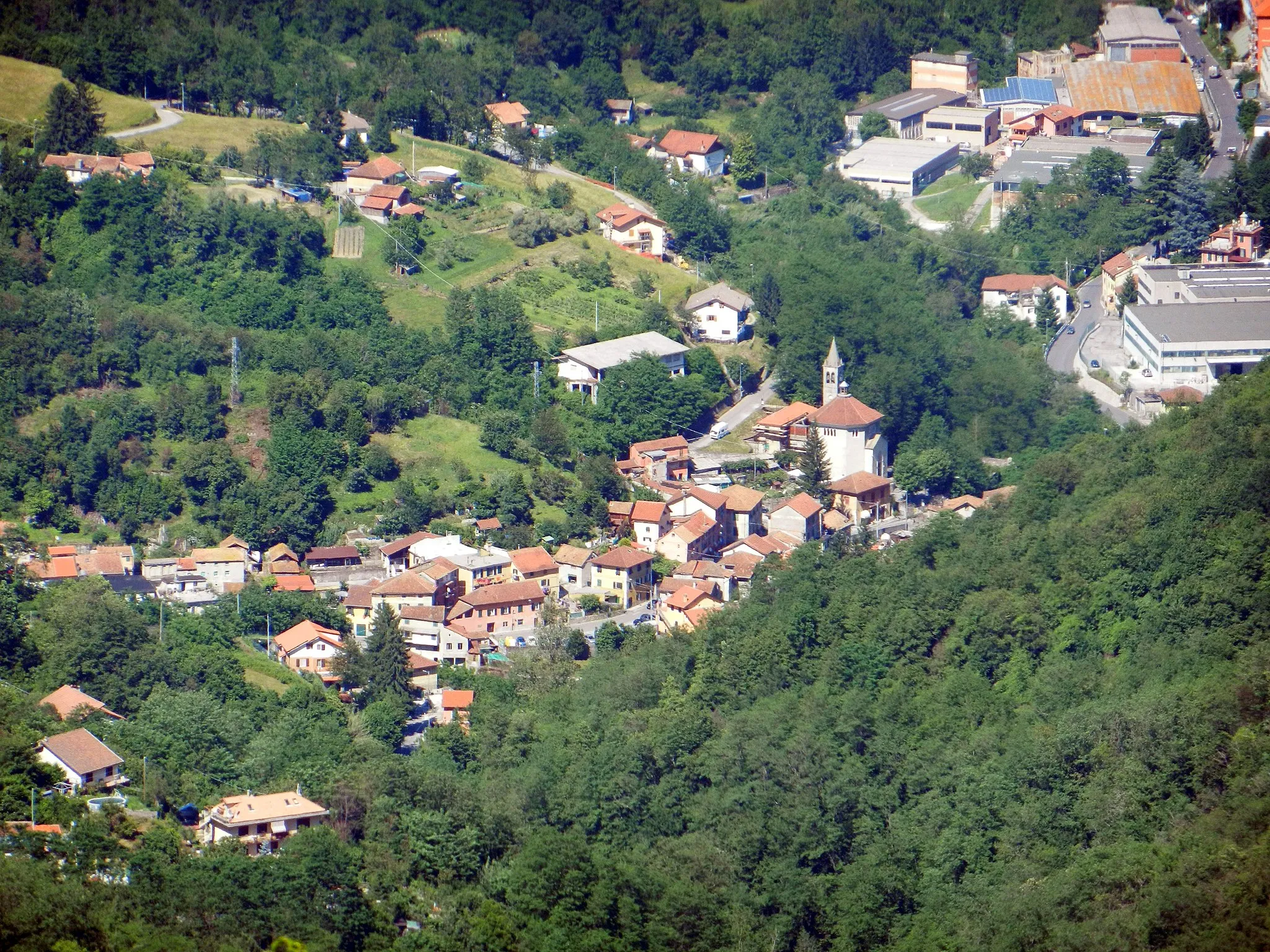 Photo showing: Campomorone (province of Genoa, Italy), the village of Gazzolo