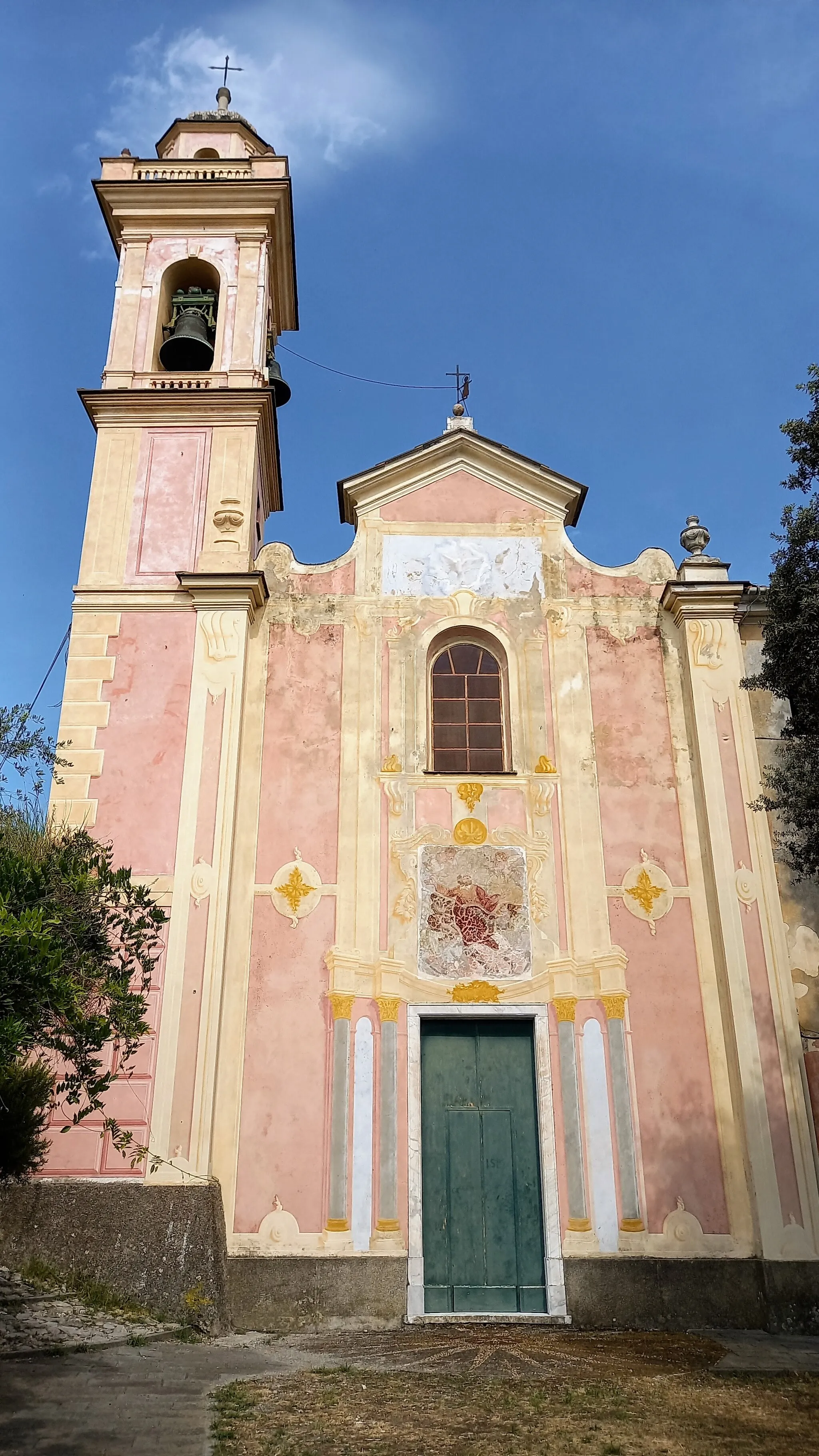 Photo showing: Chiesa di San Tommaso, Curlo, Leivi, Liguria, Italia