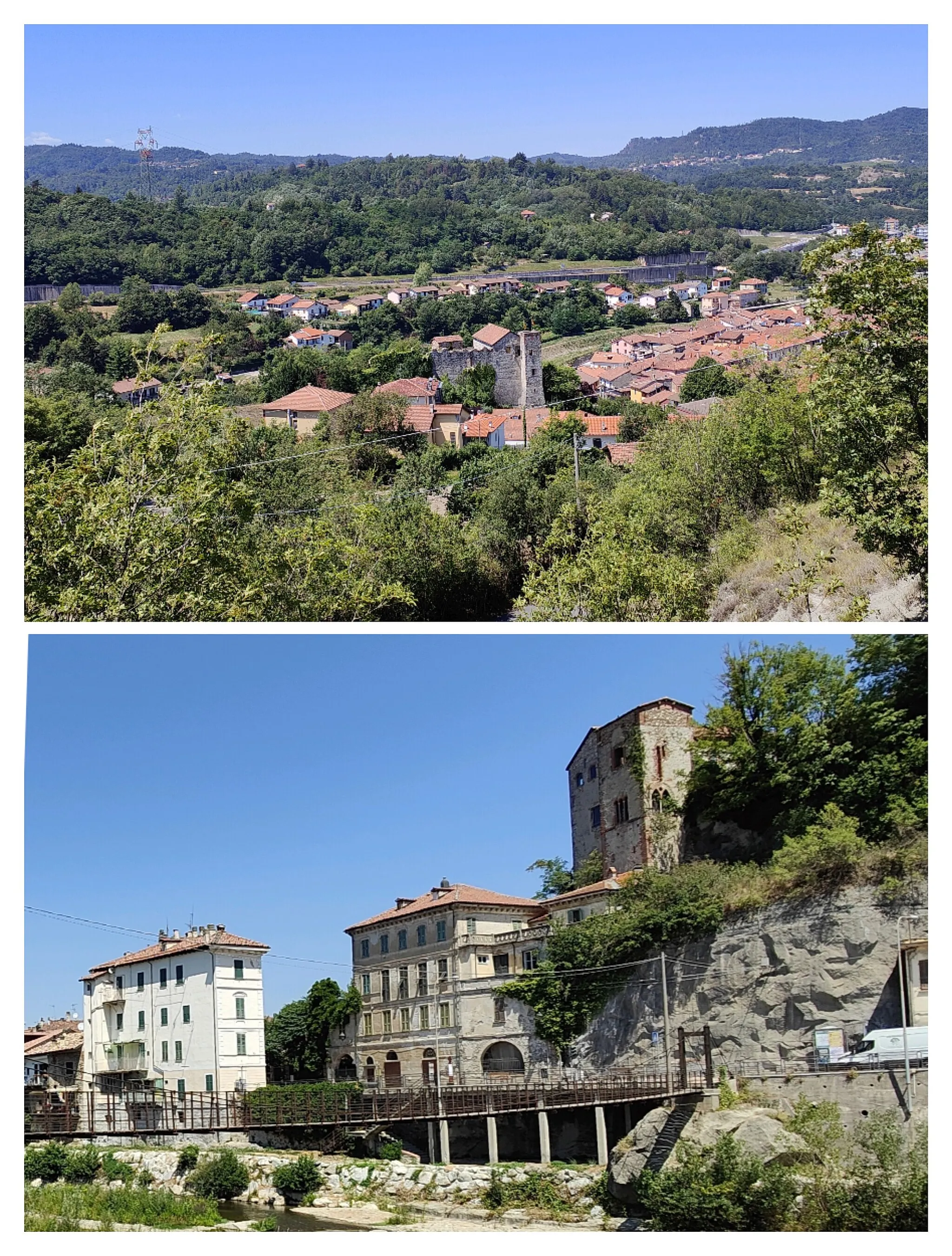 Photo showing: Panorama-Castello-Villa Scarsella - foto lug. 2022