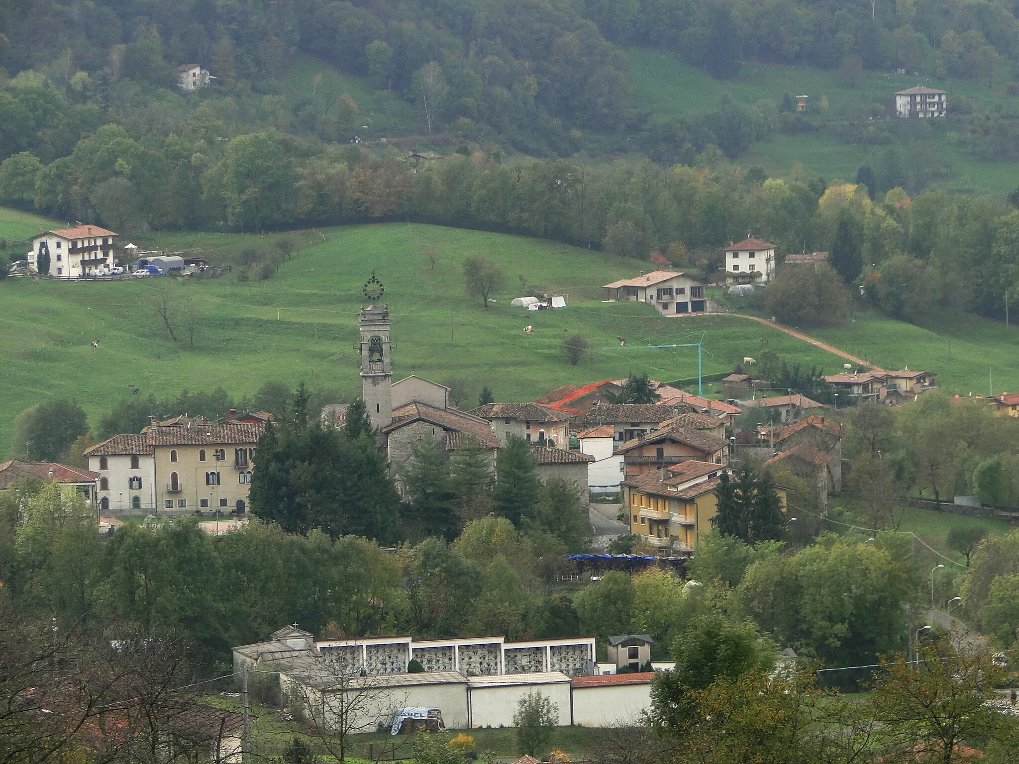 Photo showing: Vista di Abbazia, fraz. di Albino (BG).