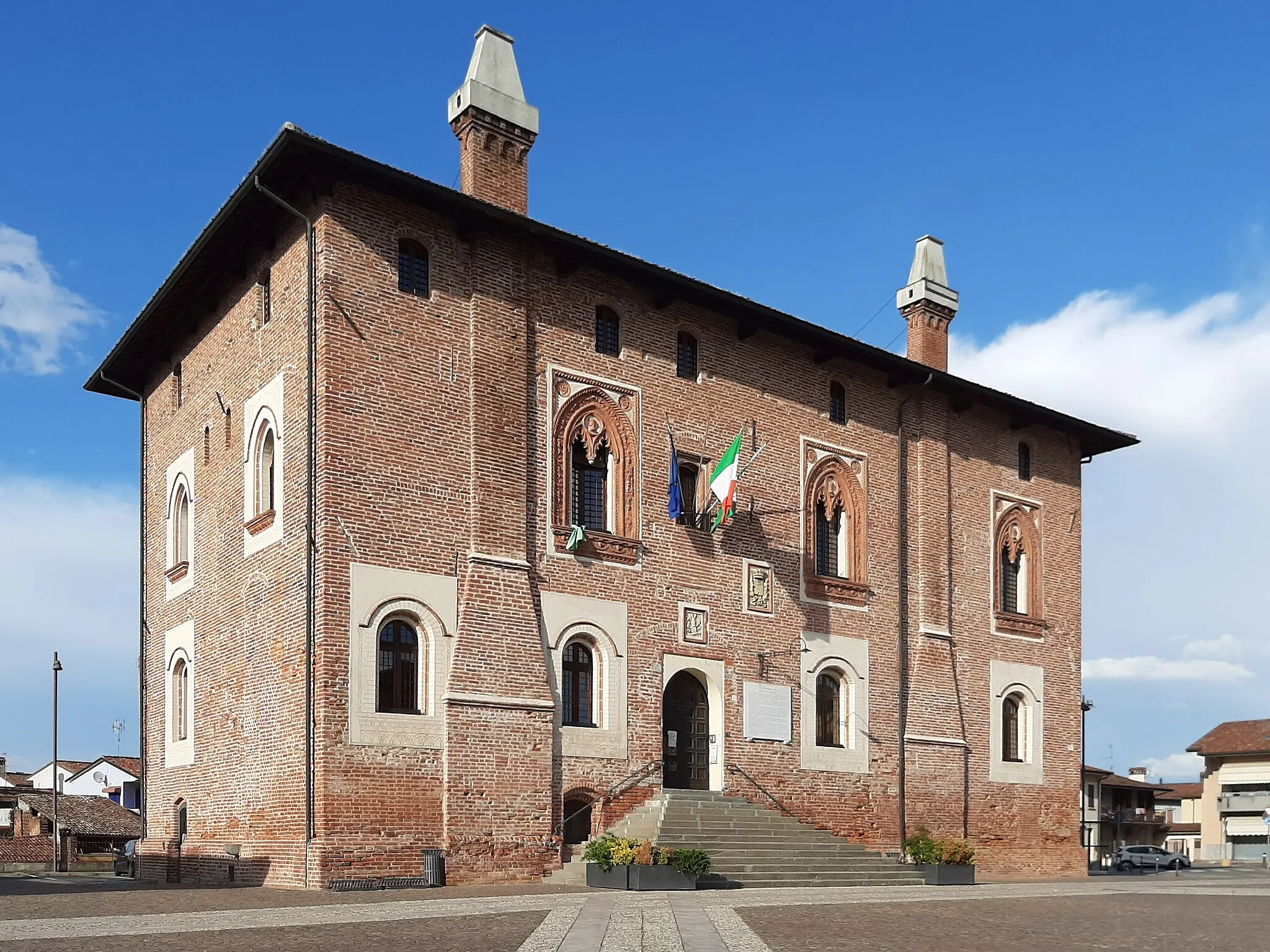 Photo showing: Palazzo Rho a Borghetto Lodigiano.