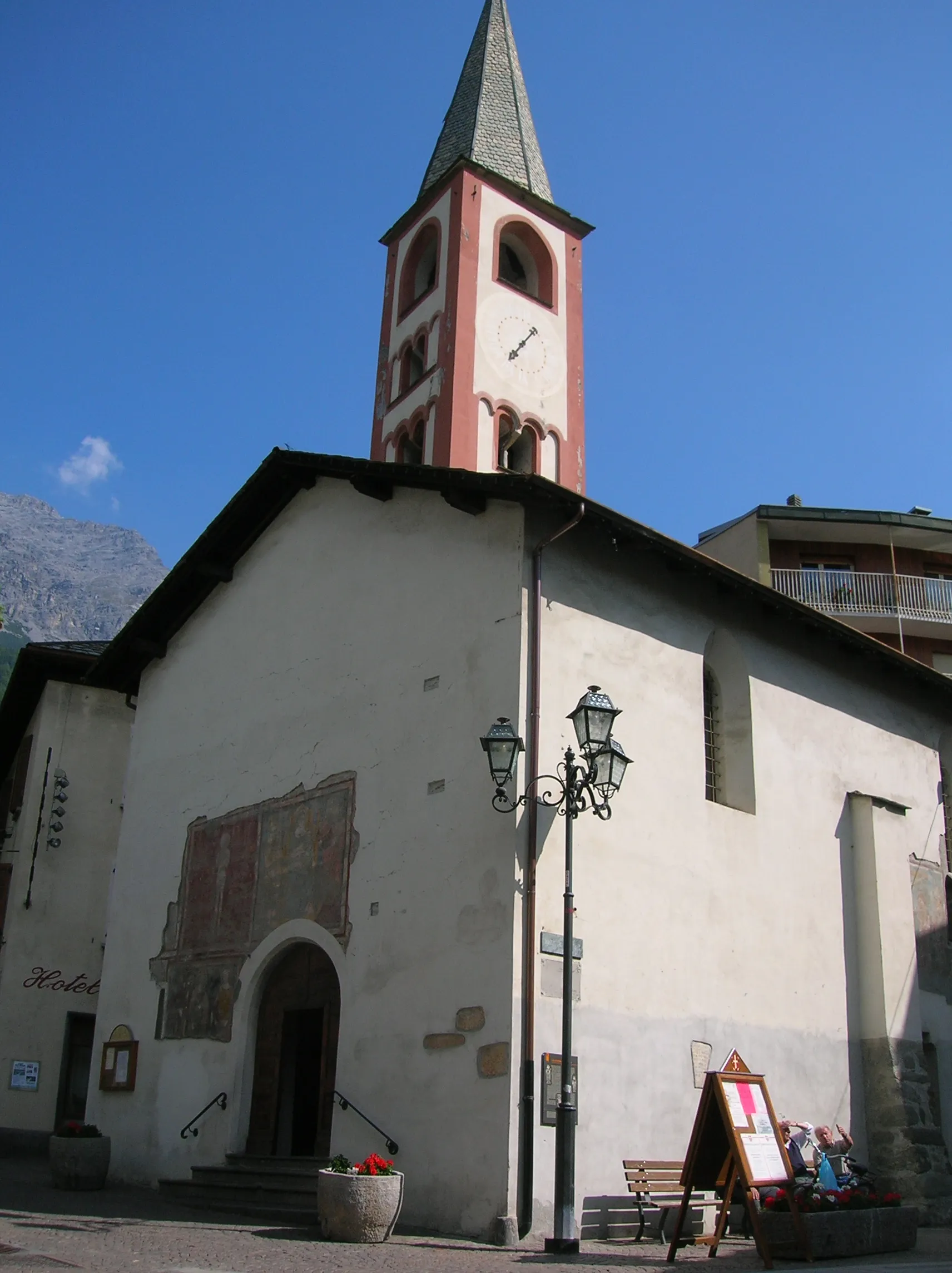 Photo showing: St Vitalis' church, Bormio, Italy