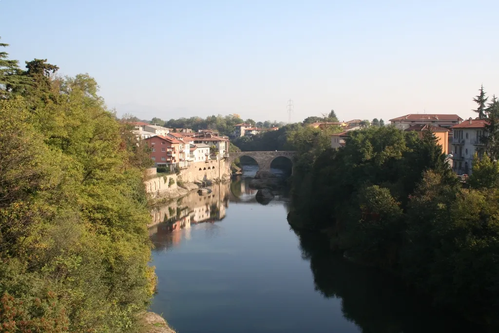 Photo showing: Brembate, Brembo River