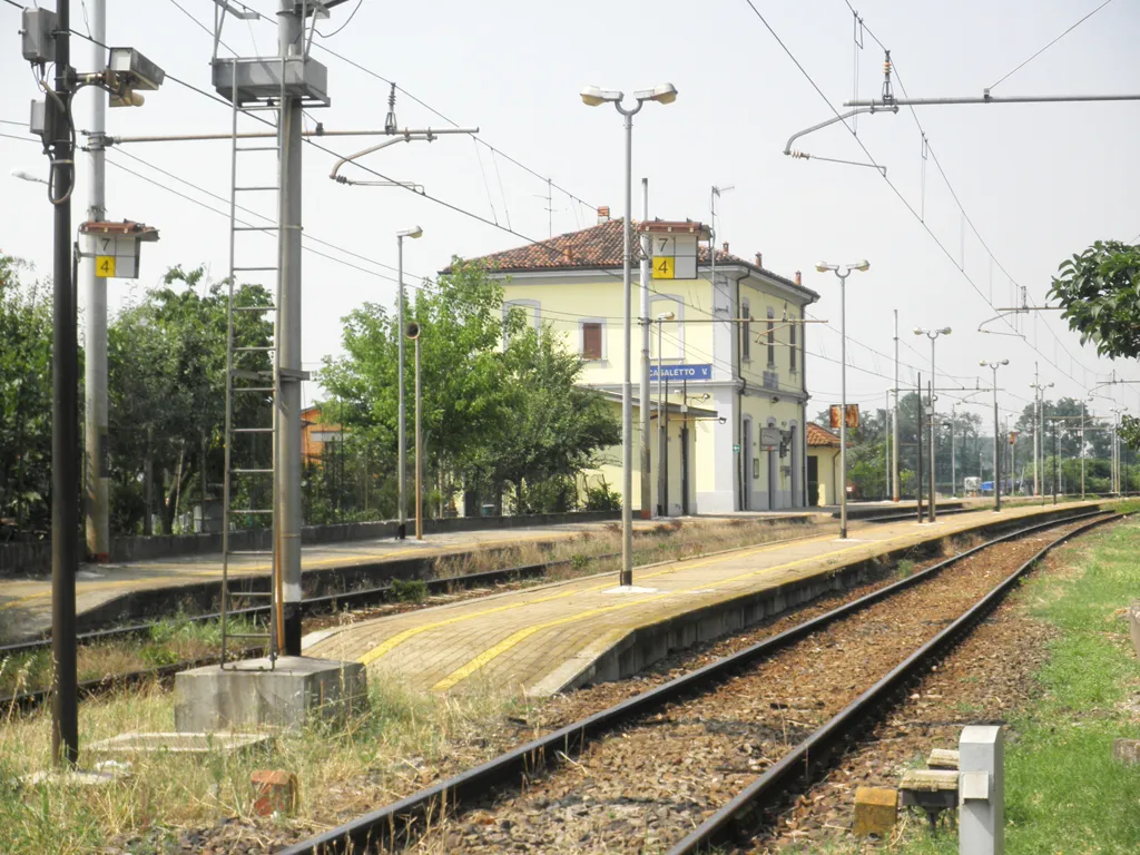 Photo showing: Stazione ferroviaria di Casaletto Vaprio