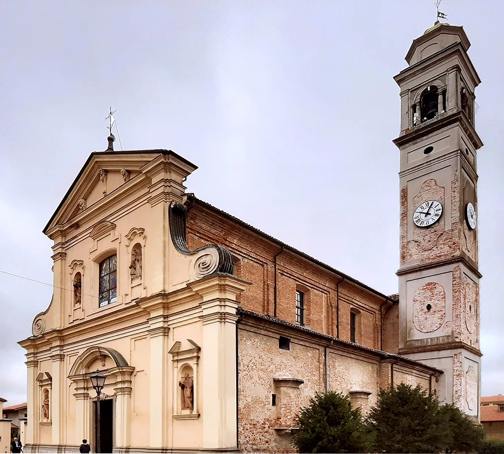 Photo showing: Caselle Lurani, la chiesa parrocchiale di Santa Caterina.