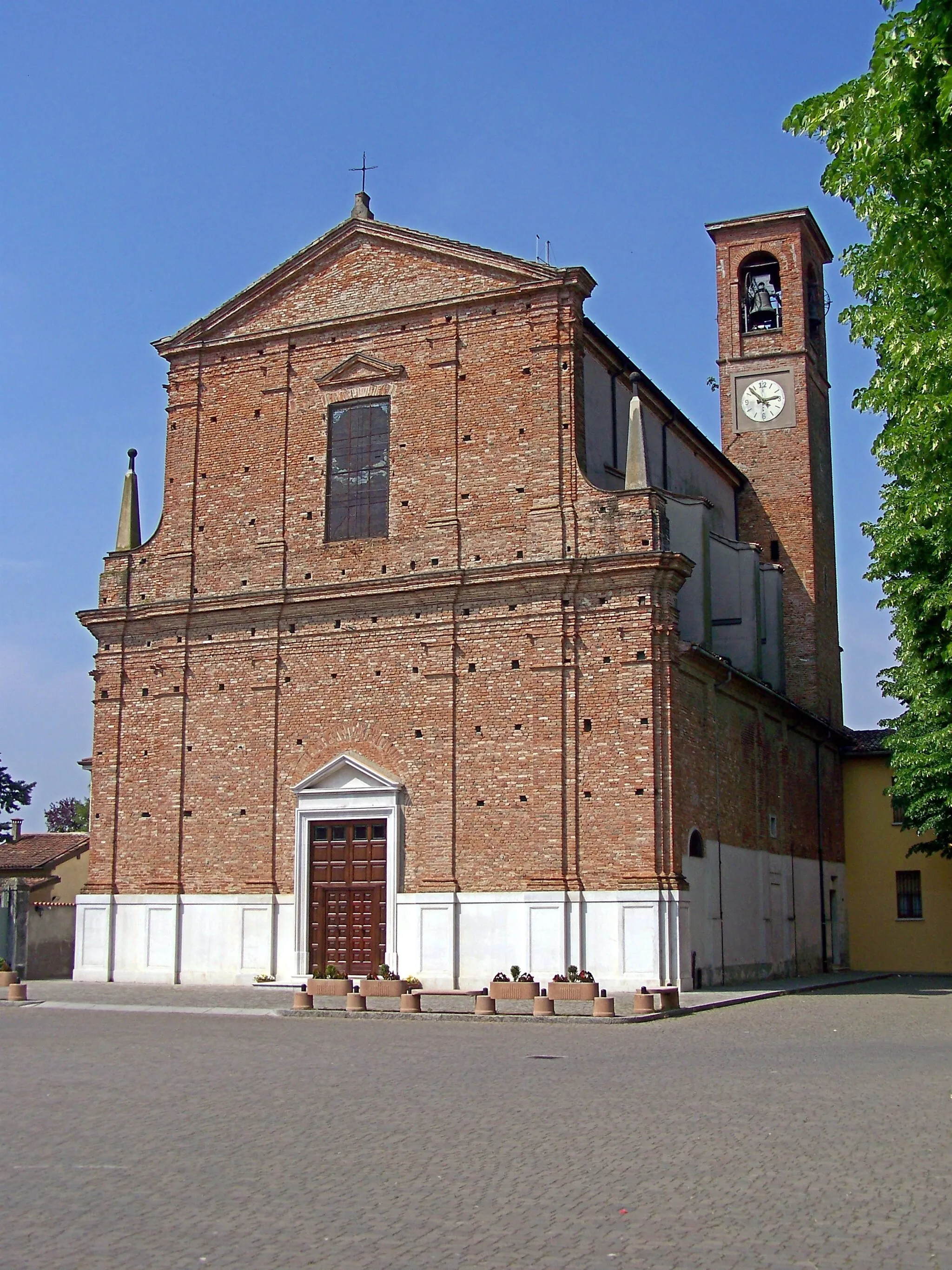 Photo showing: La chiesa parrocchiale di Castelletto di Leno dedicata alla Trasfigurazione