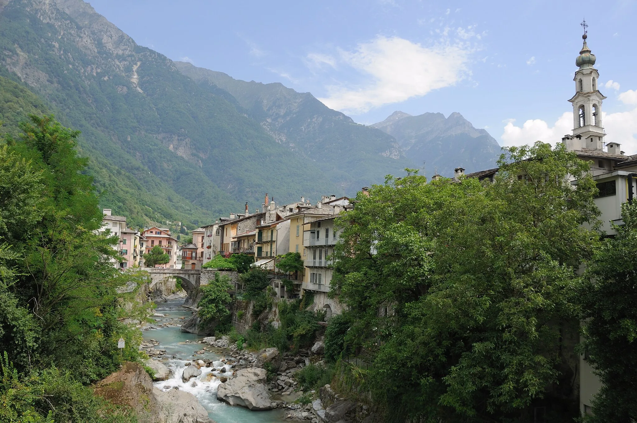 Photo showing: Chiavenna in Lombardia, Italy