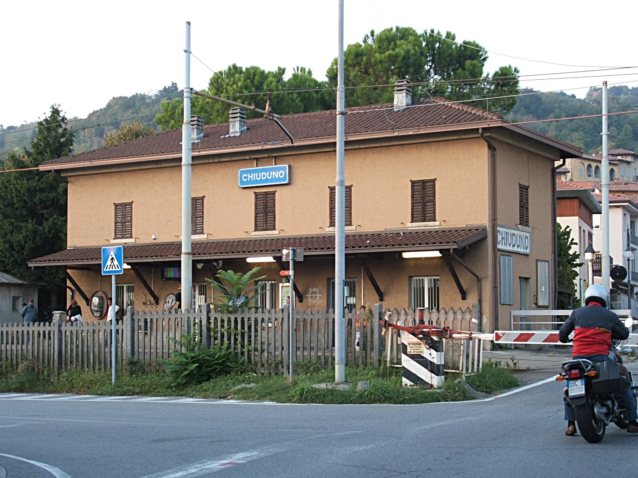 Photo showing: Chiuduno, Bergamo, Italy - Train station