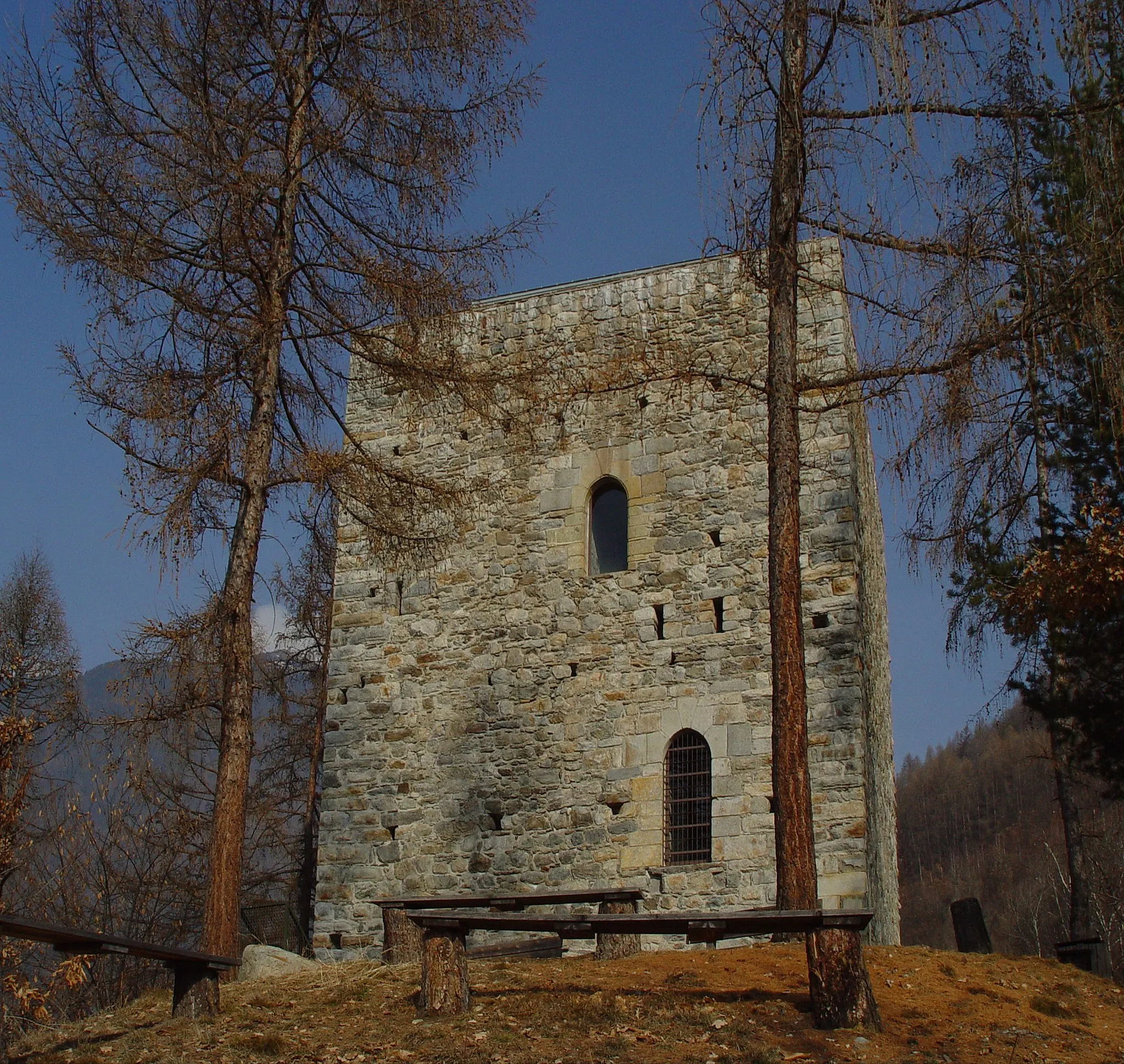 Photo showing: Description
Torre di Castionetto
Date
n/a
Location
Castionetto, Chiuro, Sondrio - Italy
Photographer
Franco Folini
