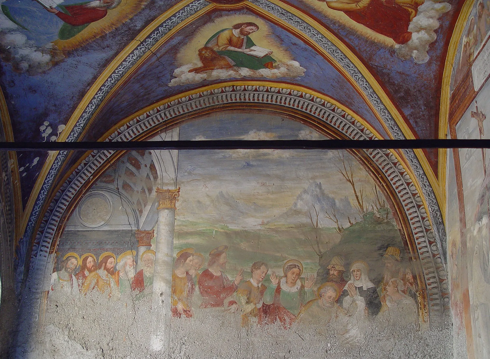 Photo showing: Description
Cappella dei Disciplini, painted by Cipriano Valorsa (1514-1604)
Date
October 4, 1563
Location
Chiuro, Sondrio - Italy
Photographer
Franco Folini