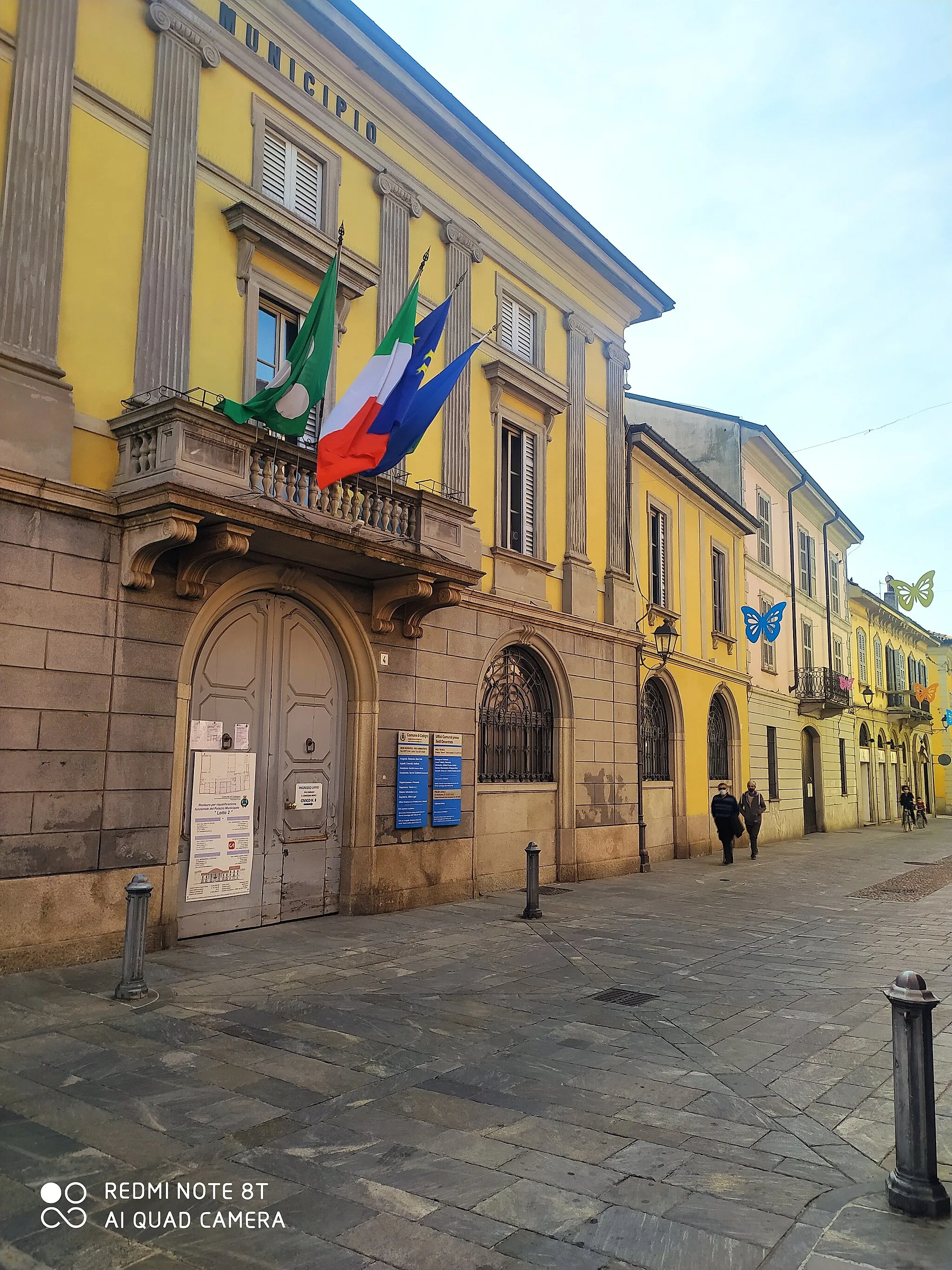Photo showing: Il comune di Codogno provincia di Lodi con un pezzettino di via Vittorio Emanuele ..