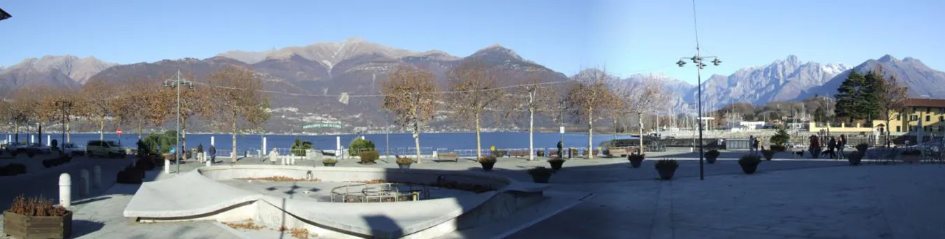 Photo showing: il lago dalla piazza di colico