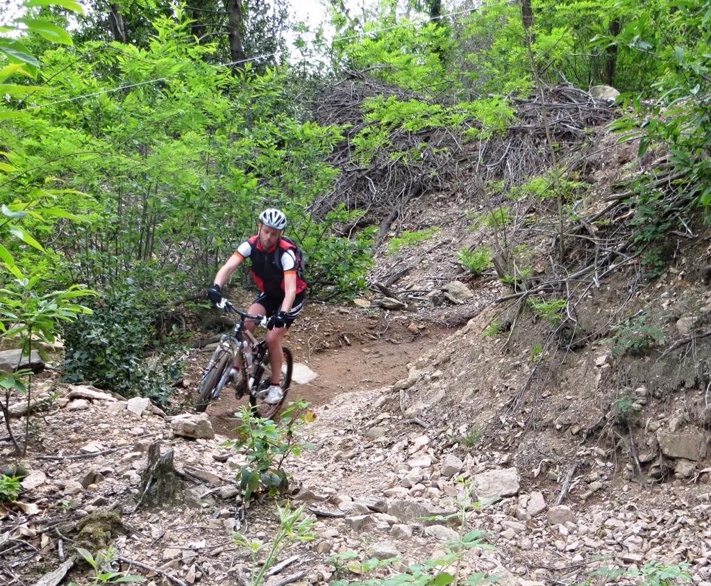 Photo showing: Biker in Happy High track